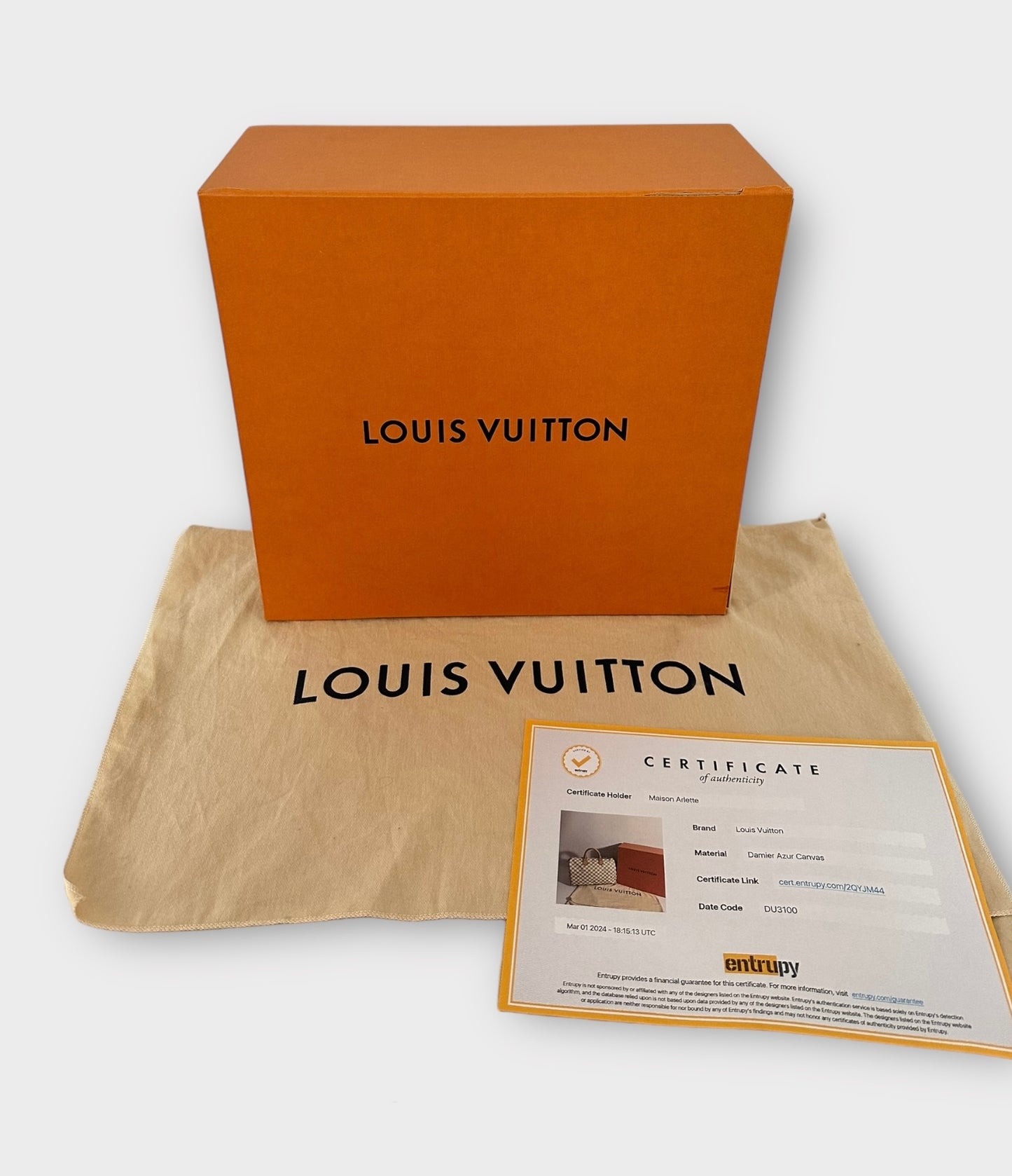 Sac Speedy 35 Damier Azur Louis Vuitton
