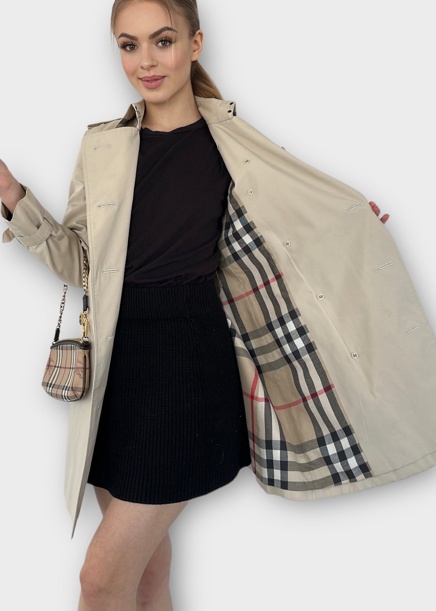 Trench-coat Burberry « the Chelsea » heritage beige/ T.S