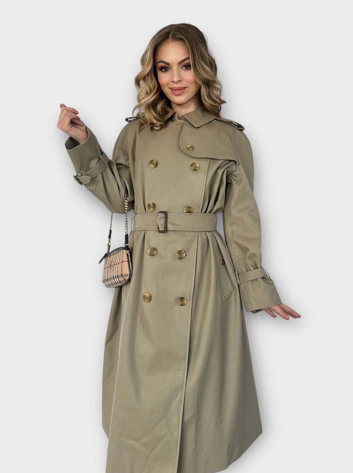 Trench-coat Burberry modèle “the Waterloo ” vintage/ T.M