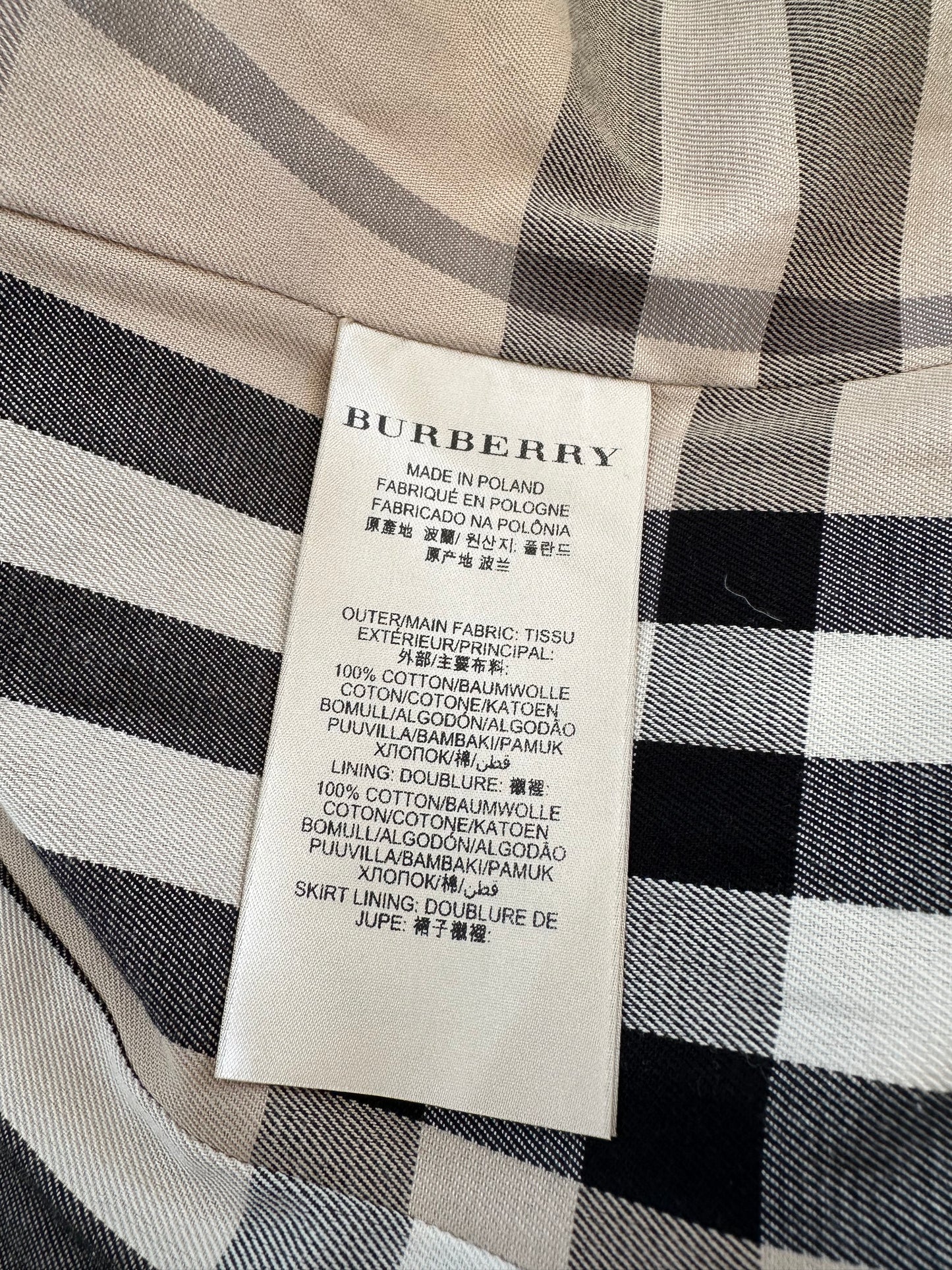 Burberry Trench-coat « Doncaster » honey/ T.L