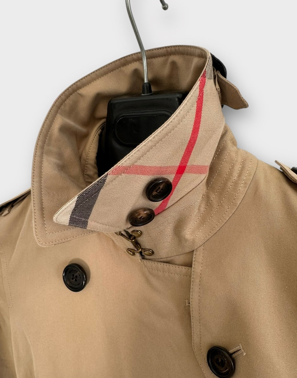 Burberry Trench-coat modèle “the Kensington ” Honey | T.XS