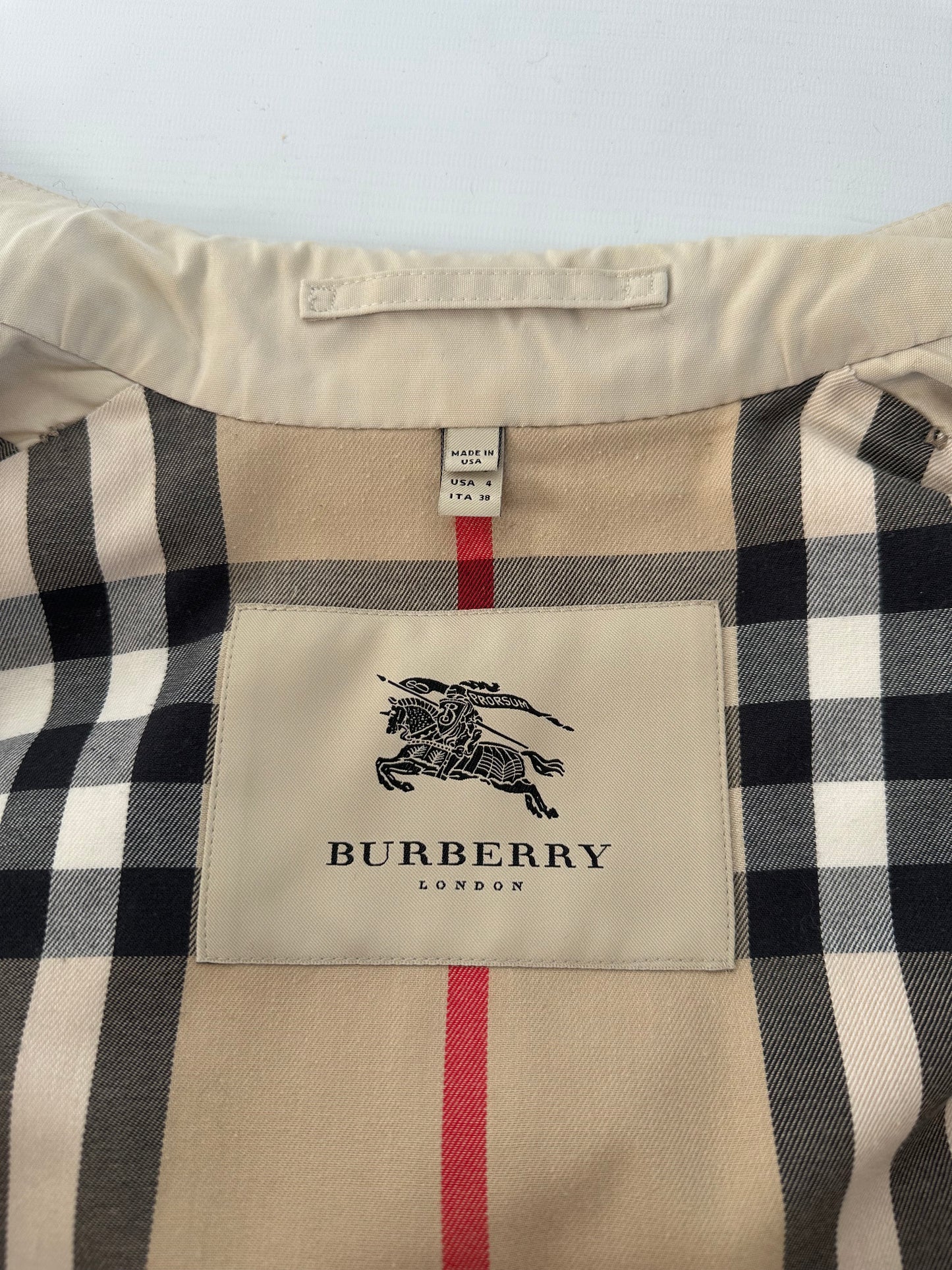 Trench-coat Burberry « the Chelsea » heritage beige/ T.S