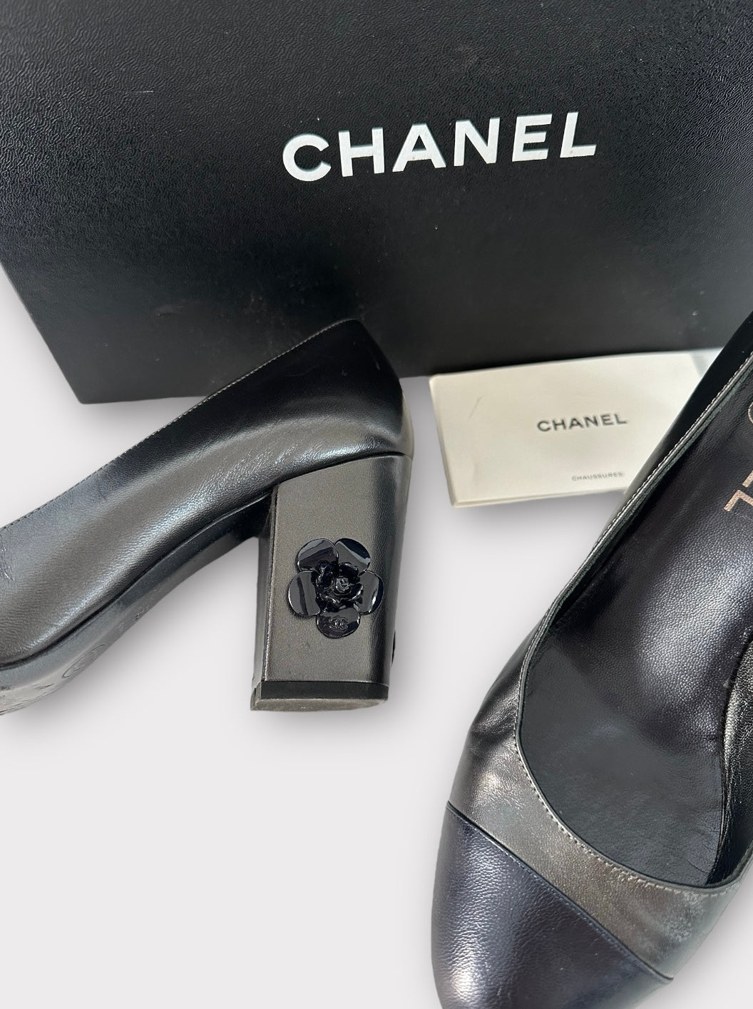 Escarpins ( Slingback) Chanel Camélia | T.39