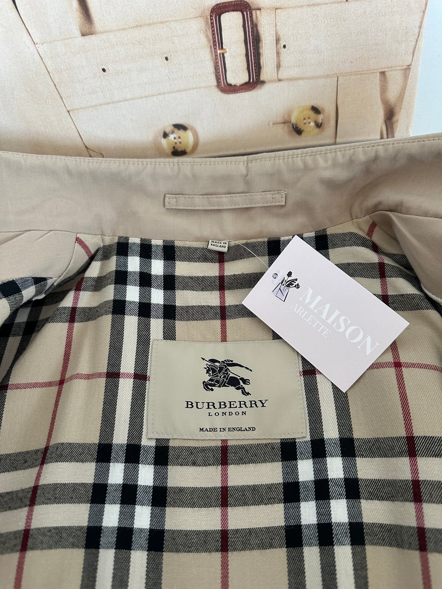 Burberry Trench-coat modèle “the Chelsea ” Honey