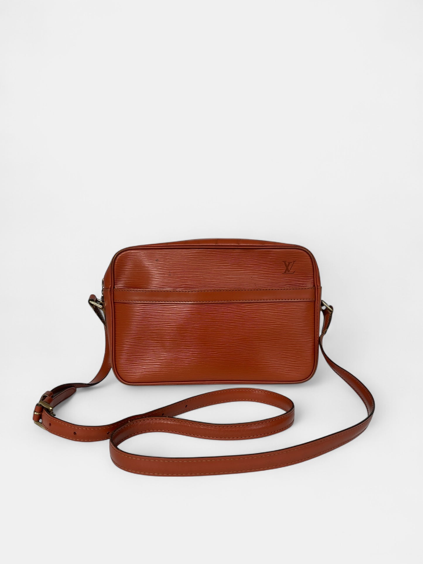 Louis Vuitton Trocadéro cuir épi marron camel