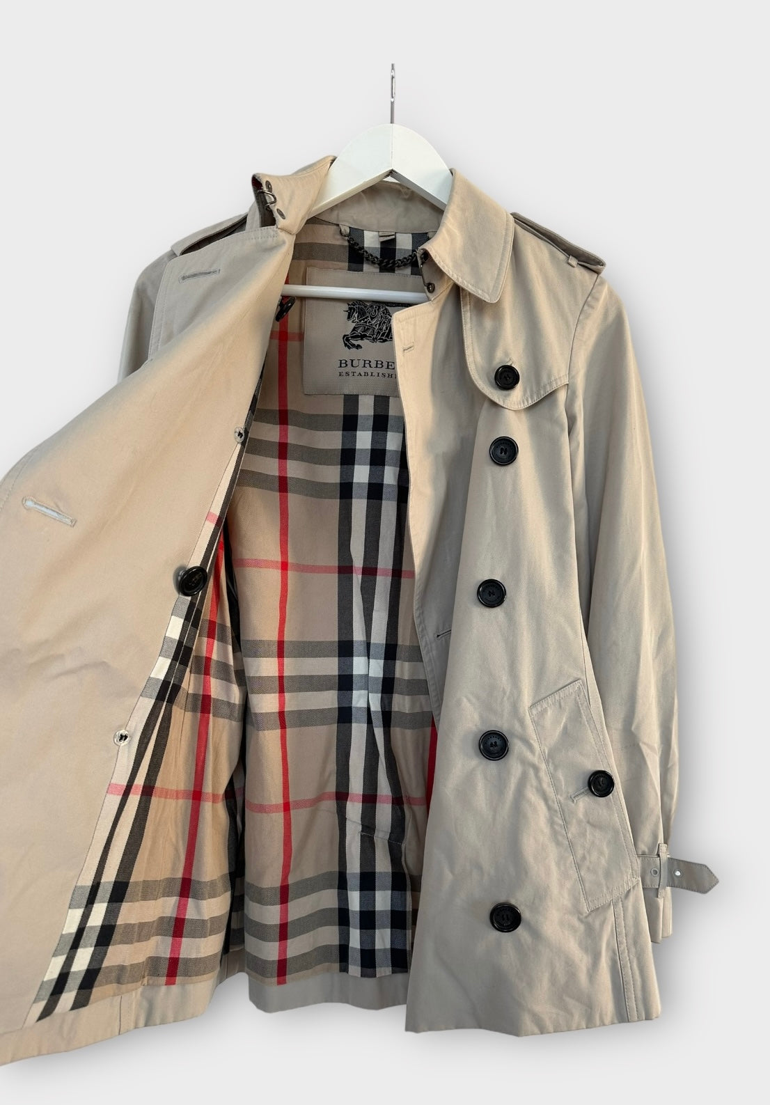 Trench-coat Burberry « the Chelsea“ stone heritage