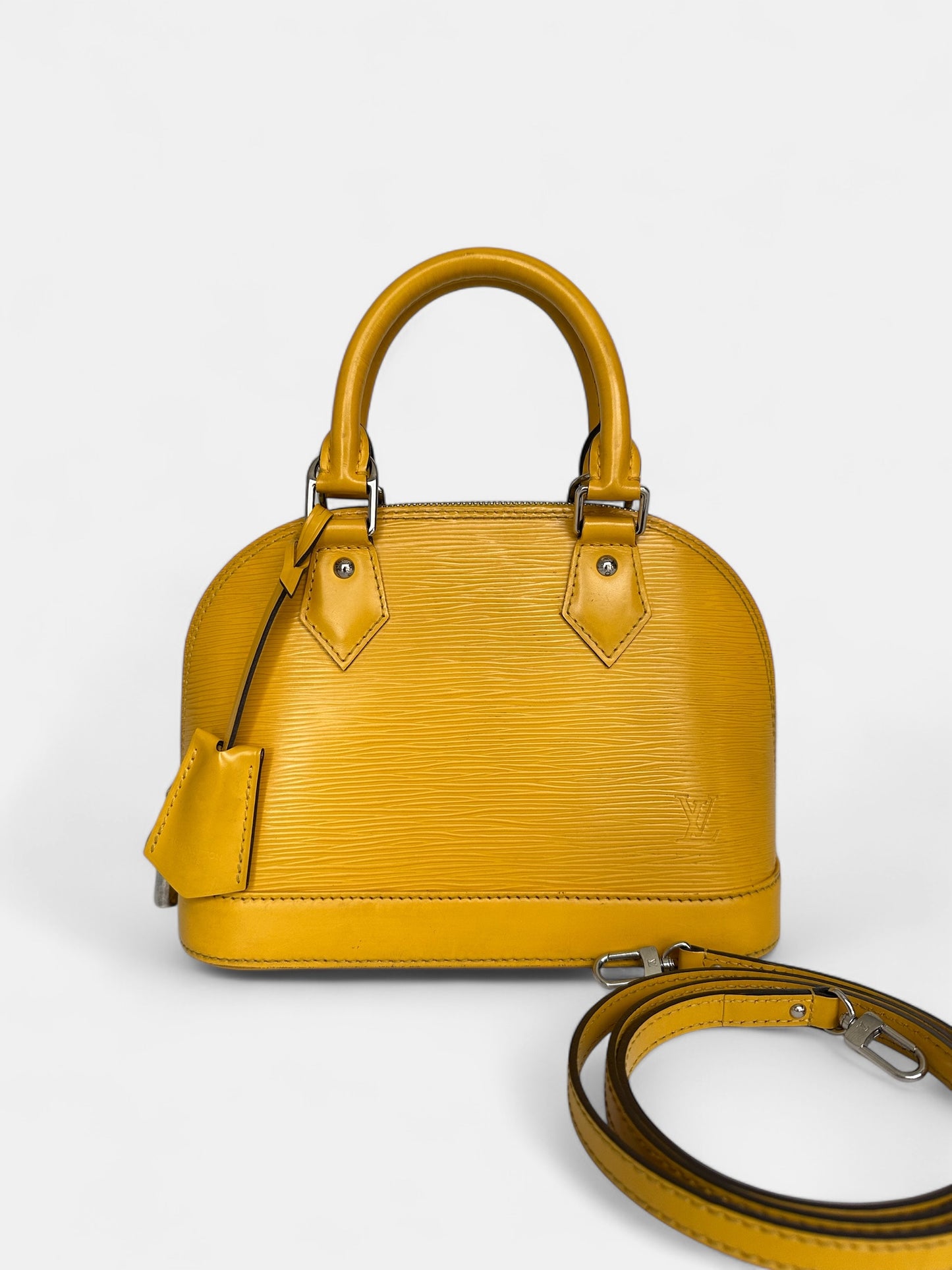Louis Vuitton Alma BB Cuir épis jaune