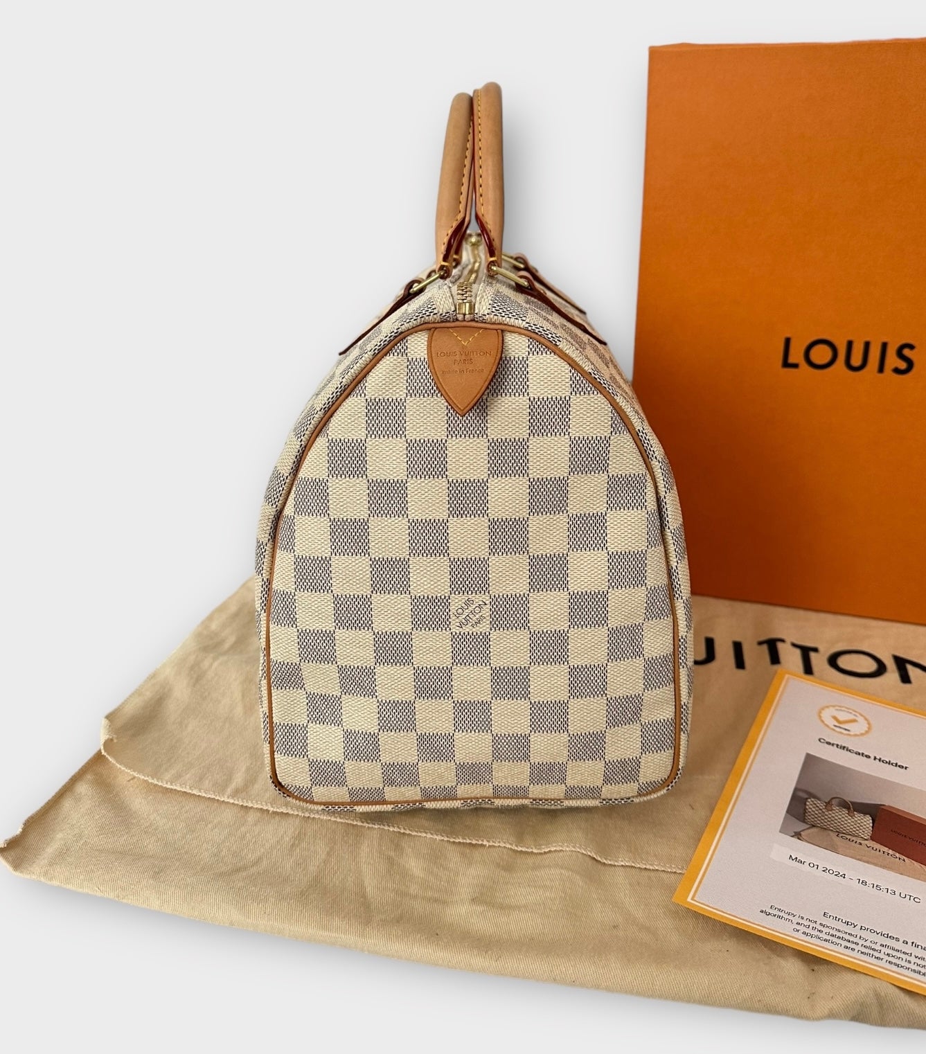 Sac Speedy 35 Damier Azur Louis Vuitton
