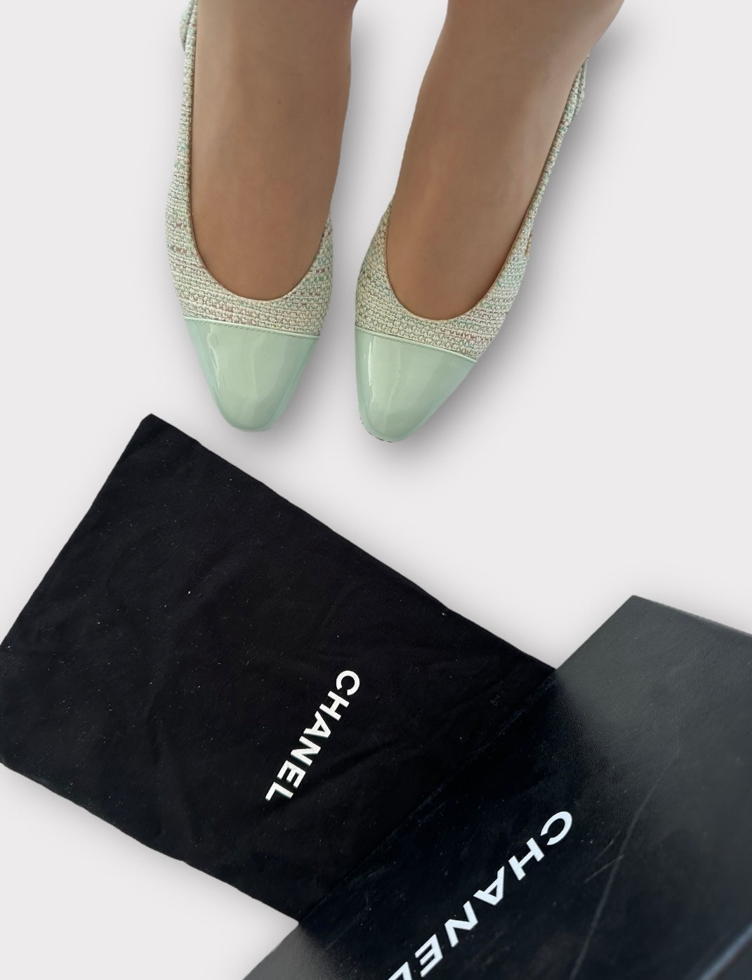 Slingback ( Escarpins ) en tweed Chanel | T.36,5