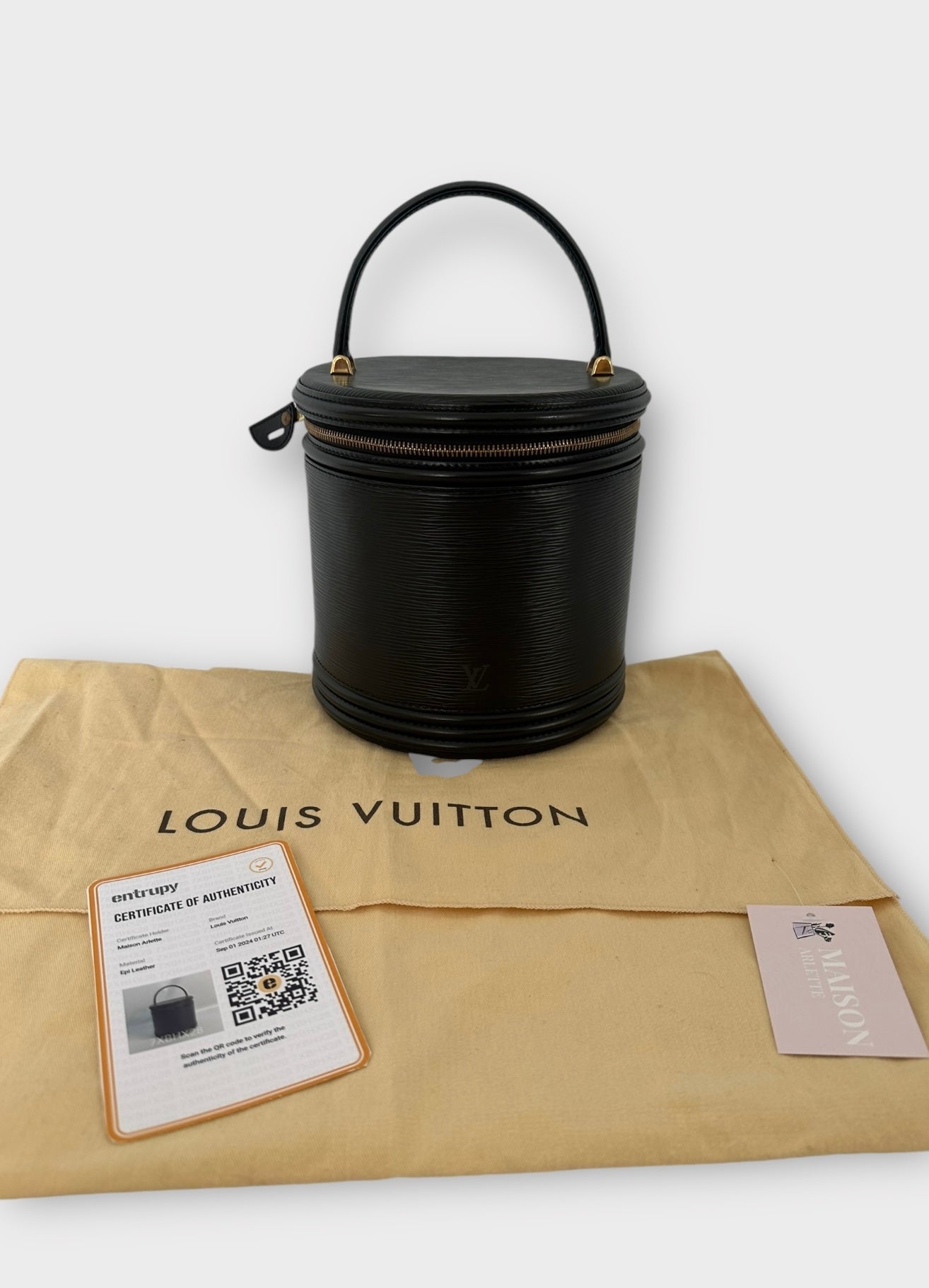Louis Vuitton sac Cannes cuir Épi