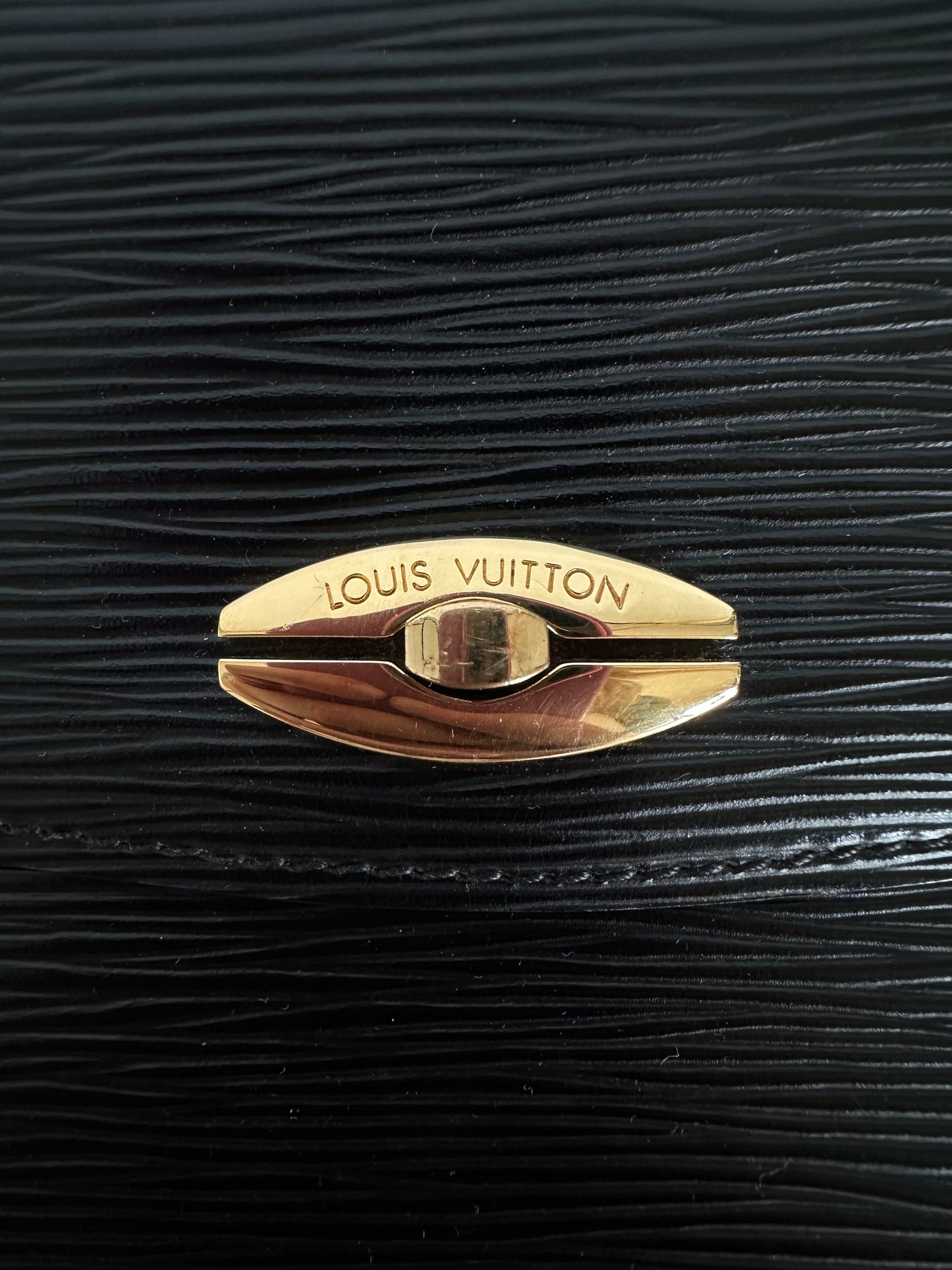 Louis Vuitton Maleserbes cuir épi noir