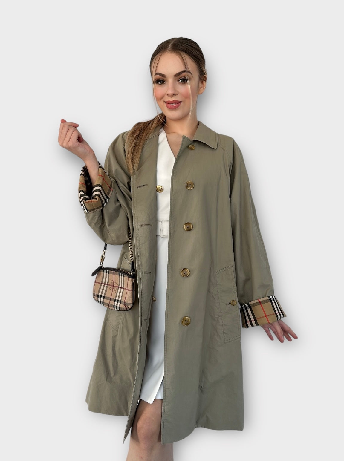 Trench-coat Burberry modèle “ Markfield ” vintage/ T.M