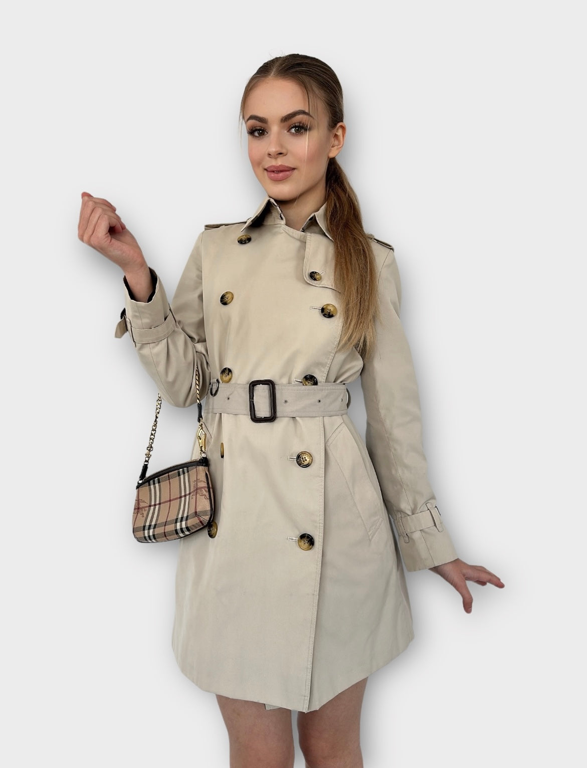 Trench-coat Burberry « the Chelsea » heritage beige/ T.S