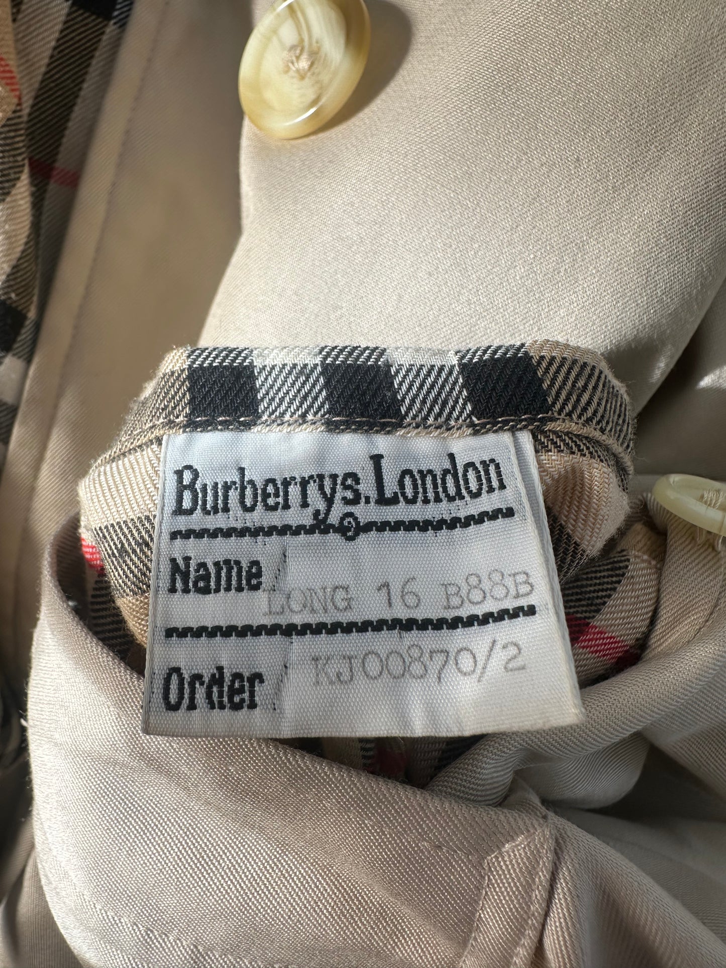 Trench-coat Burberry modèle « Camden » vintage/ T.M