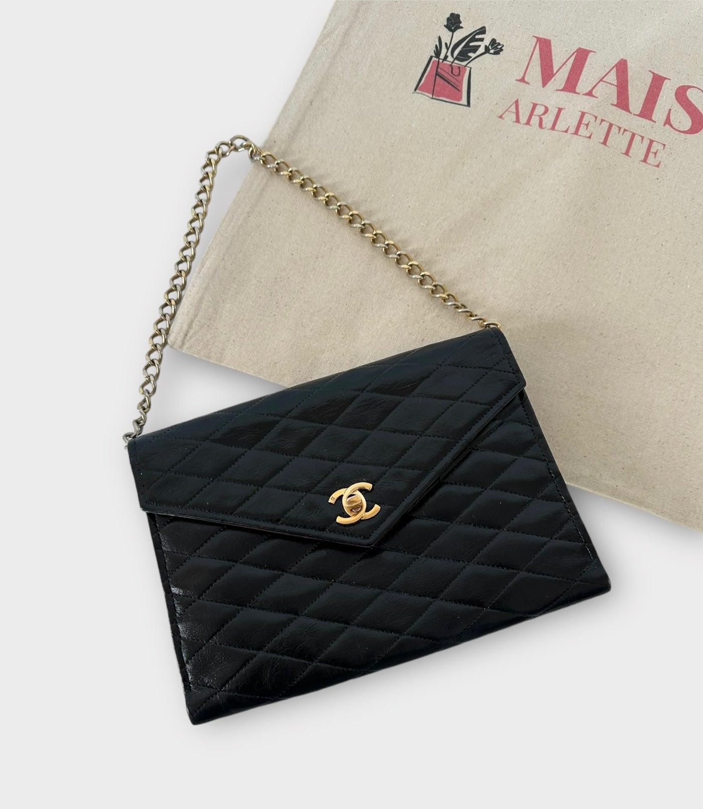 Sac Chanel timeless enveloppe vintage