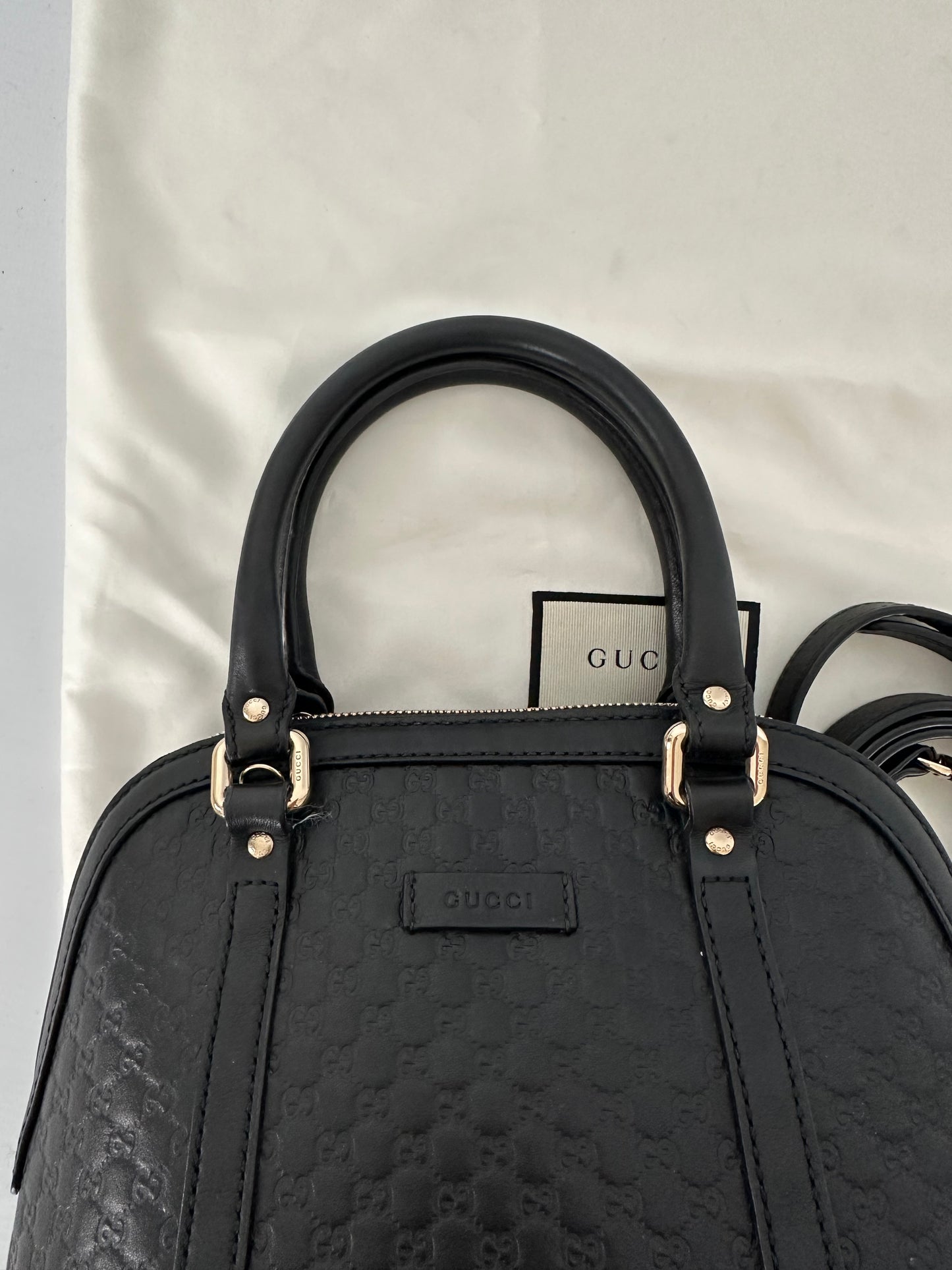 Sac Gucci Microguccissima “dôme” noir