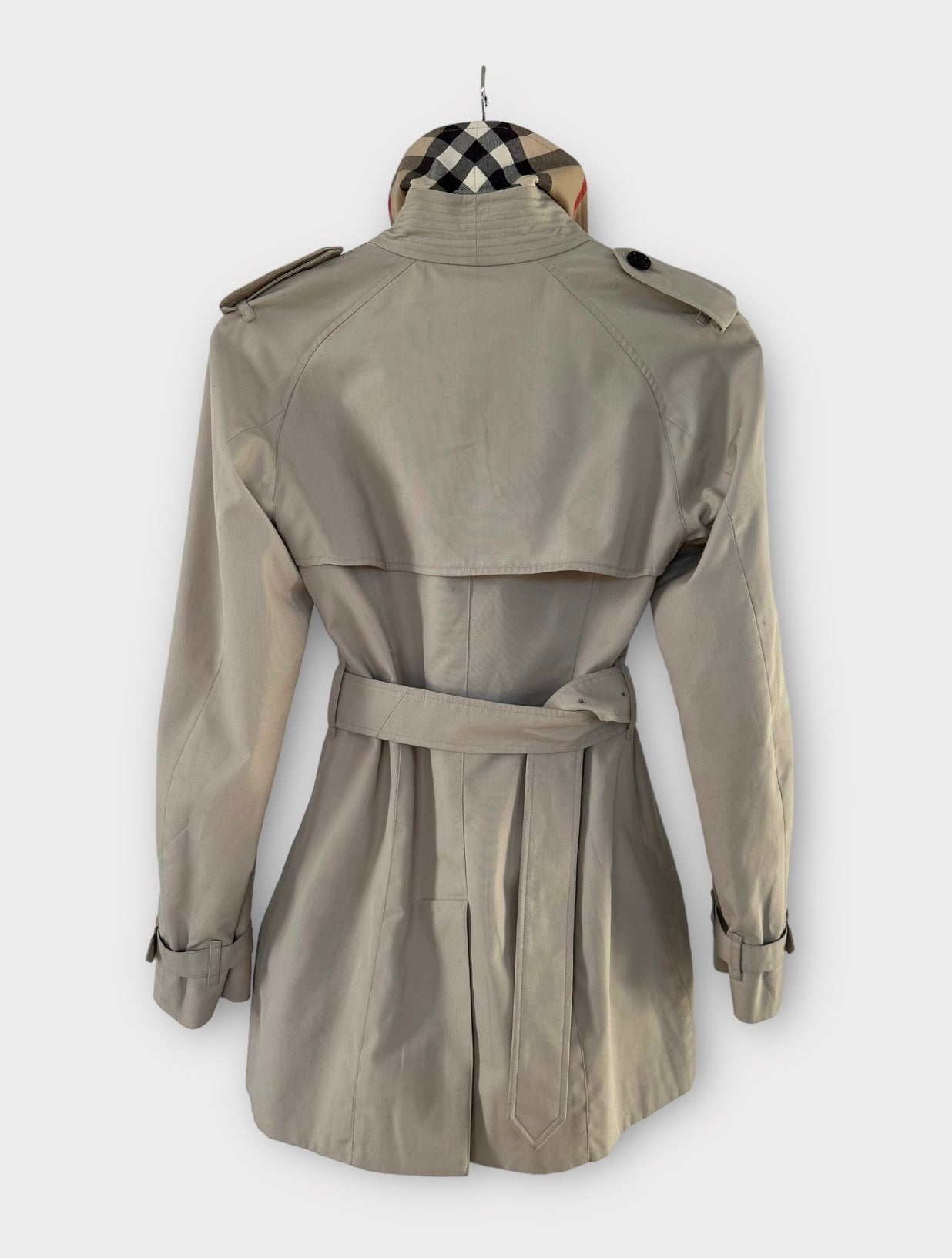 Trench-coat Burberry « the Chelsea » heritage stone/ T.XS