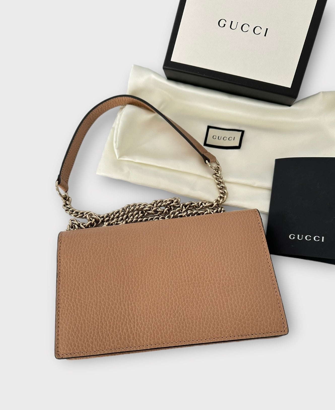 Sac Gucci interlocking marron camel