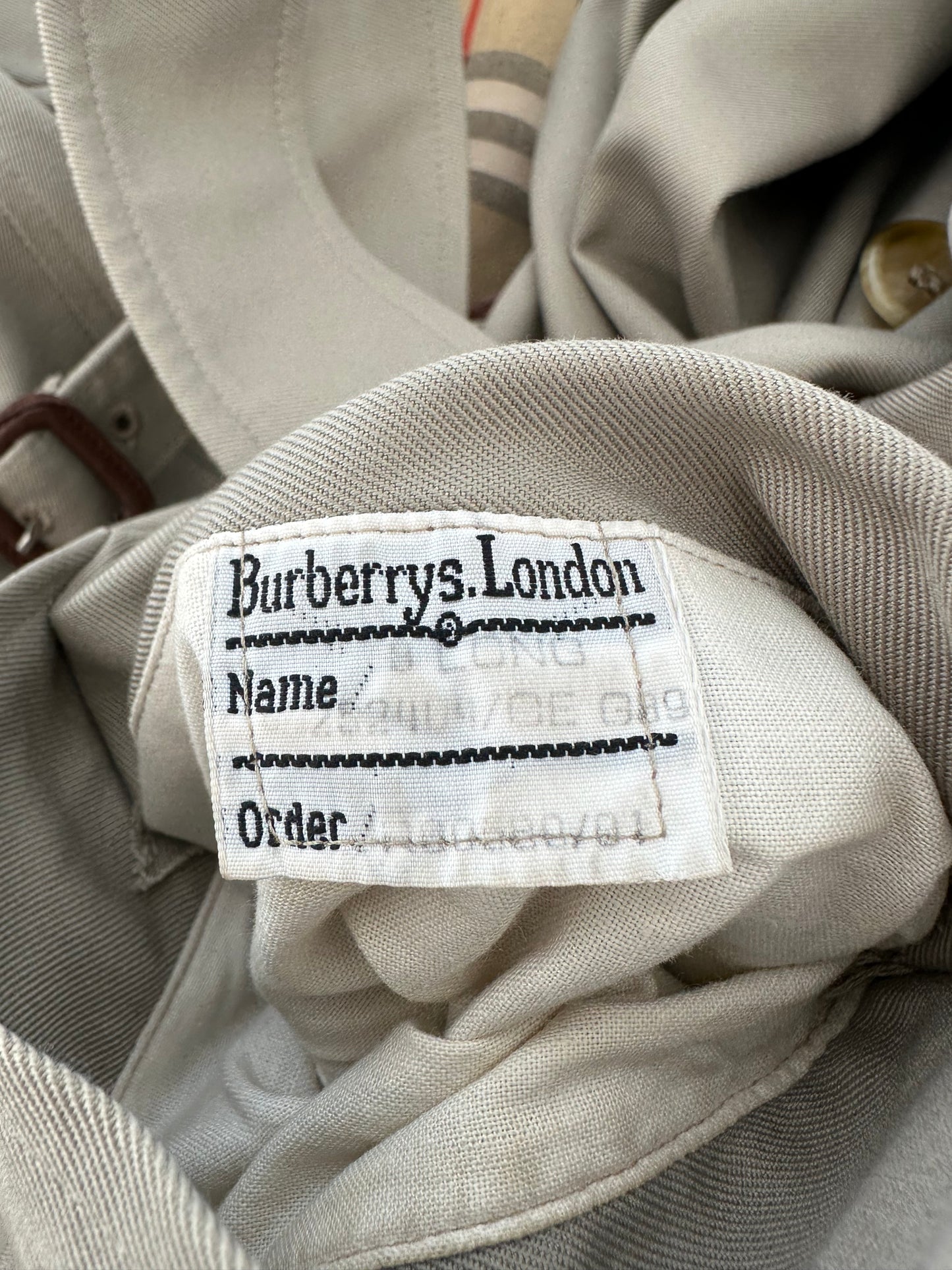 Trench-coat Burberry modèle “the Waterloo ” vintage/ T.S