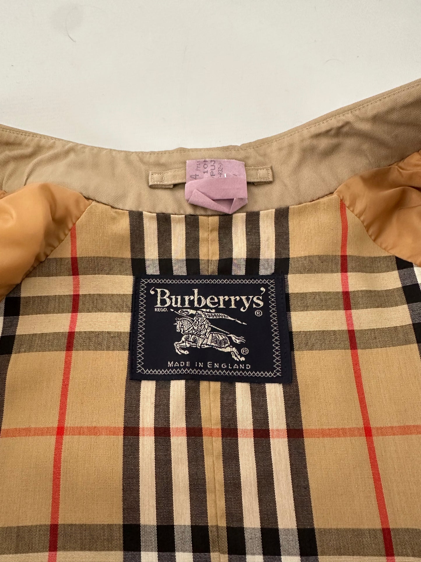 Trench-coat Burberry modèle “the Waterloo ” camel/ T.M