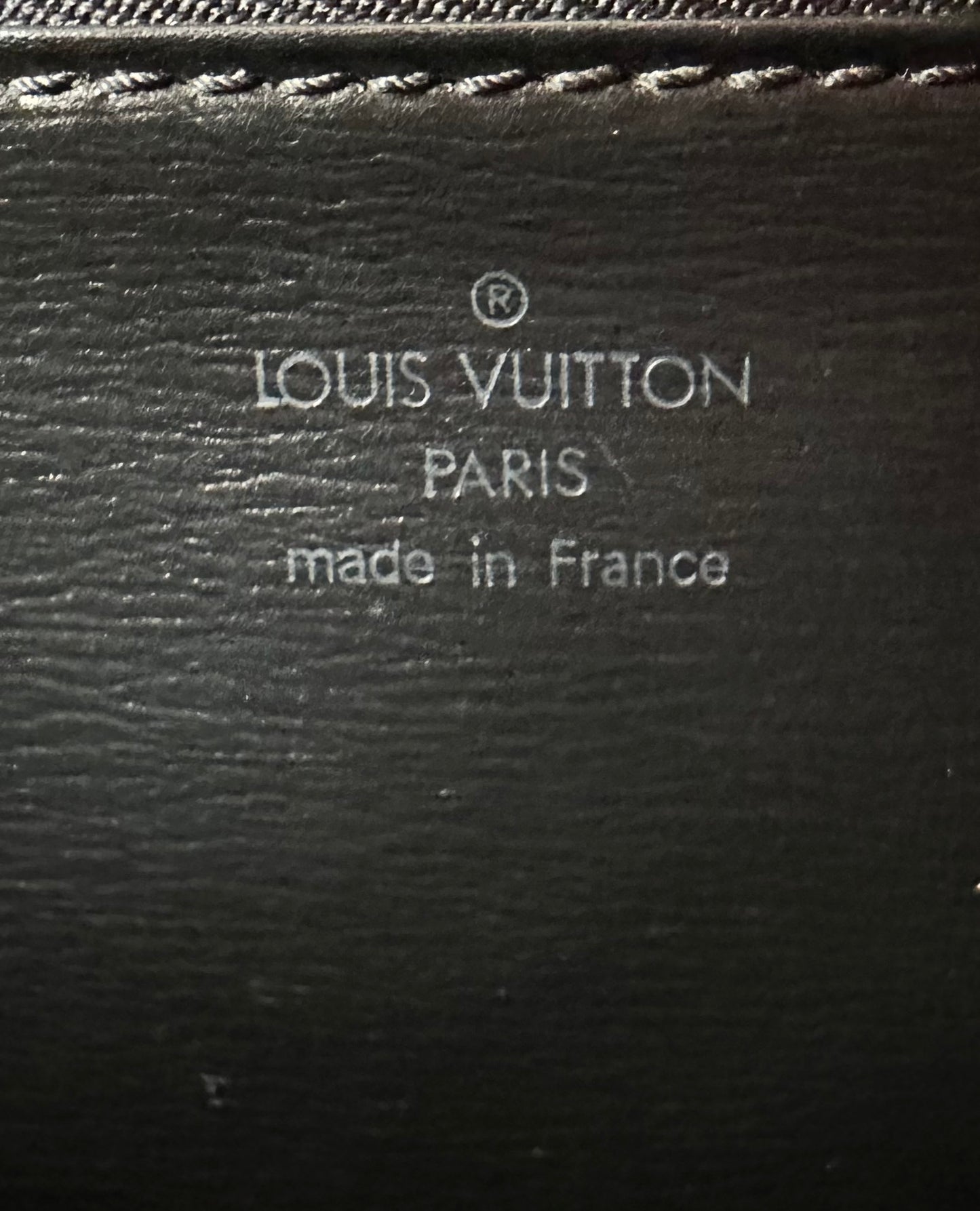 Louis Vuitton Maleserbes cuir épi noir