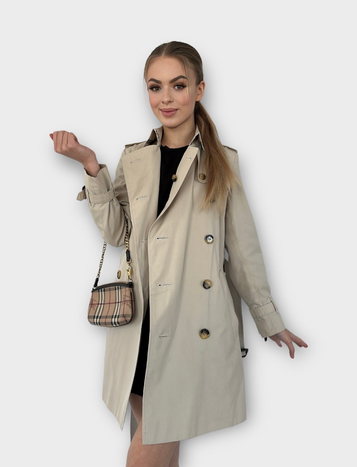 Trench-coat Burberry « the Chelsea » heritage beige/ T.S