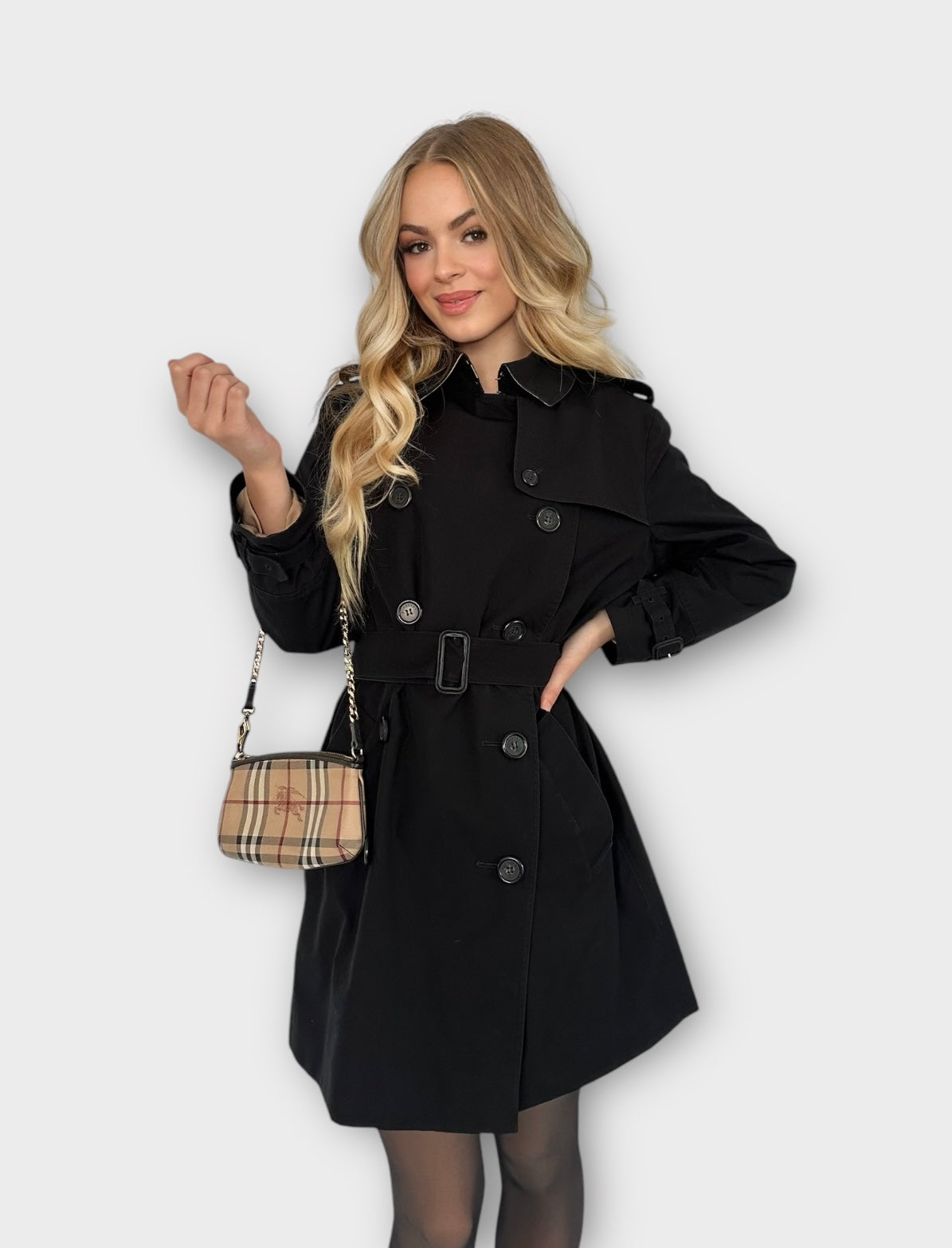 Burberry Trench modèle “the Chelsea ” Noir T.L
