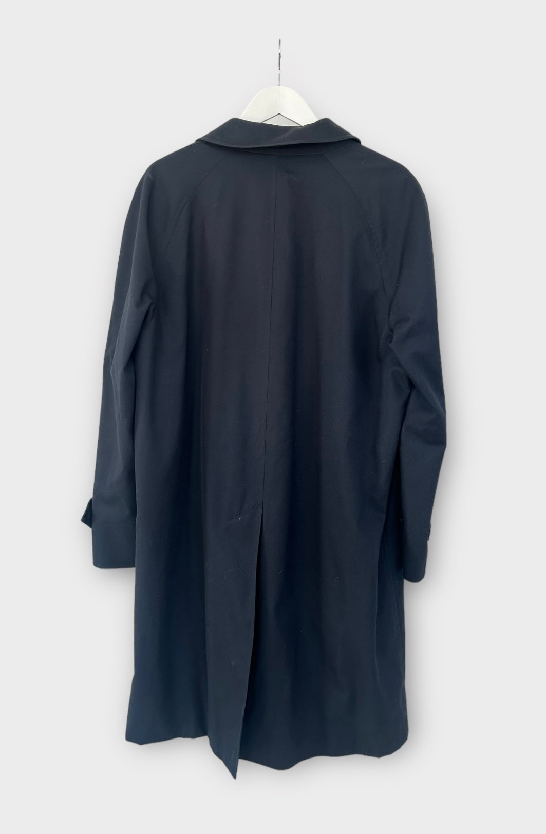Trench-coat Burberry modèle « Camden » bleu marine vintage/ T.M