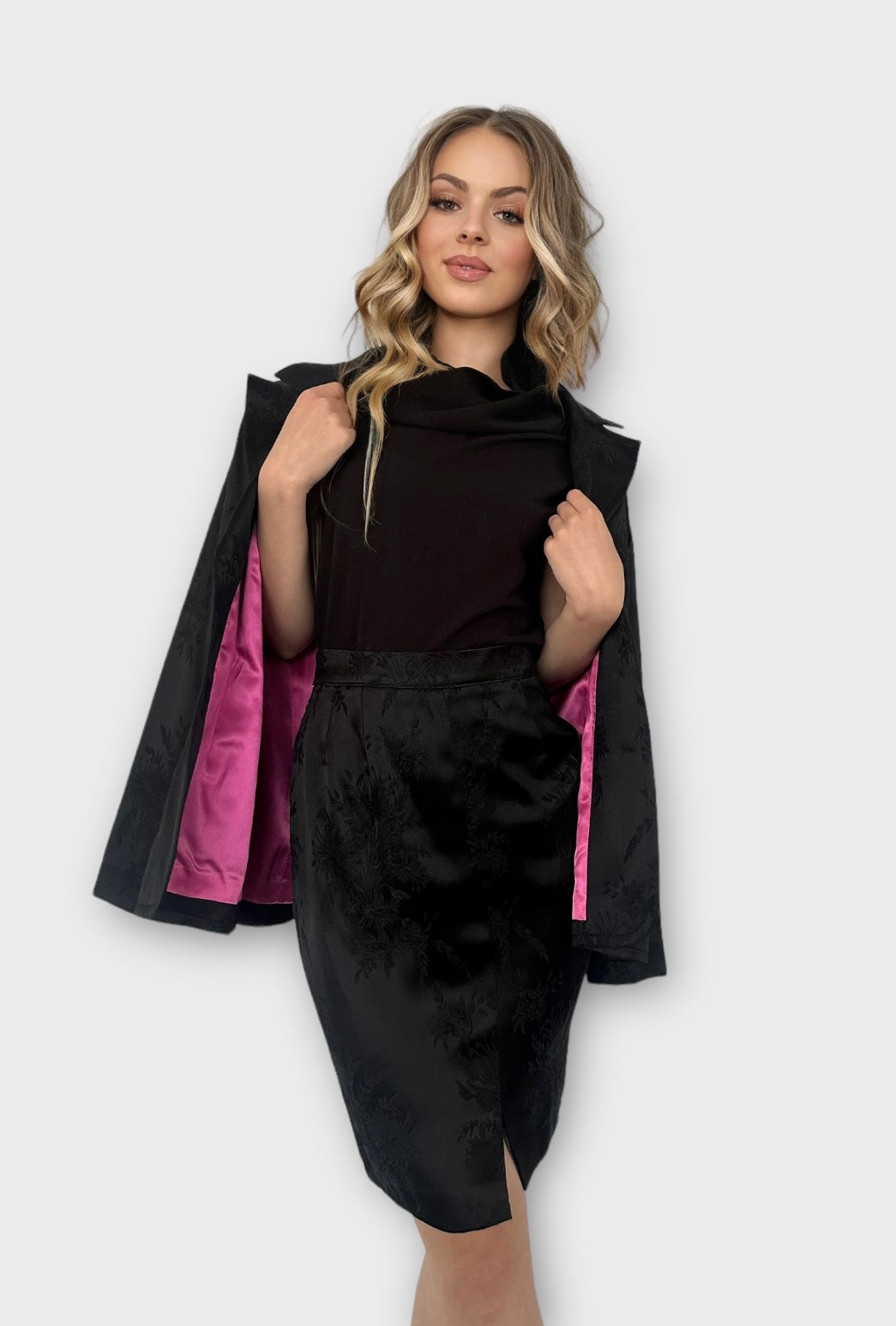 Ensemble soie Yves Saint Laurent variation