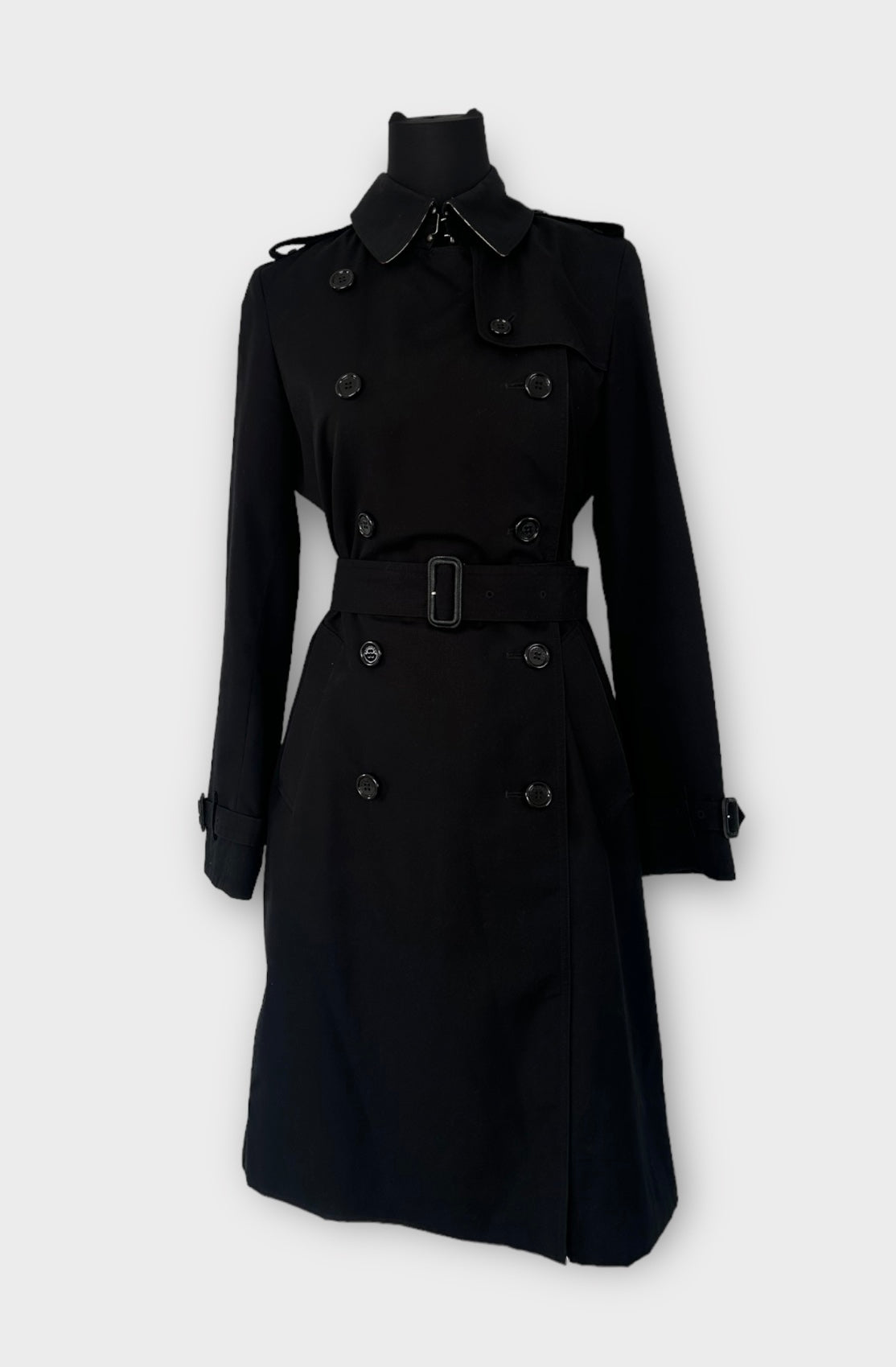 Trench-coat Burberry « the Chelsea » heritage noir/ T.L