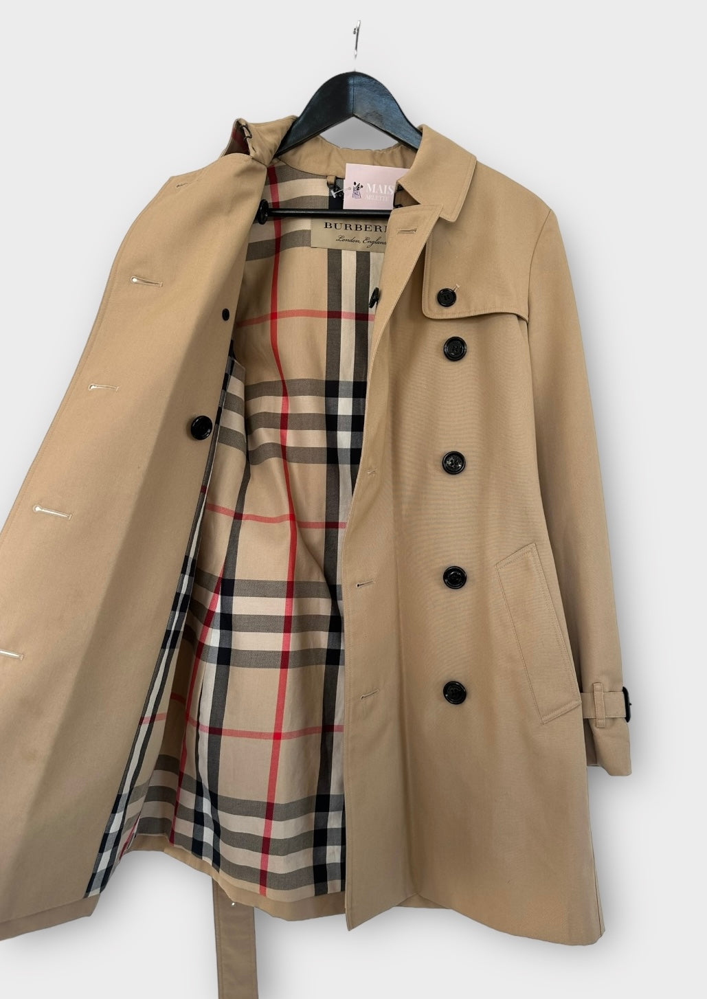 Trench-coat Burberry « the Chelsea » heritage camel / T.M