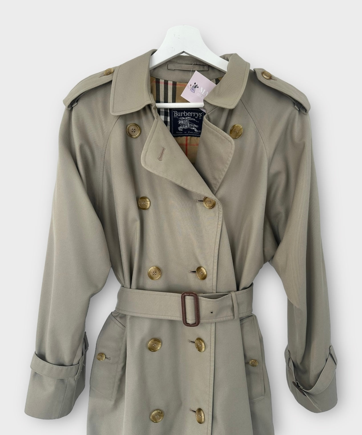 Trench-coat Burberry modèle “the Waterloo ” vintage/ T.S
