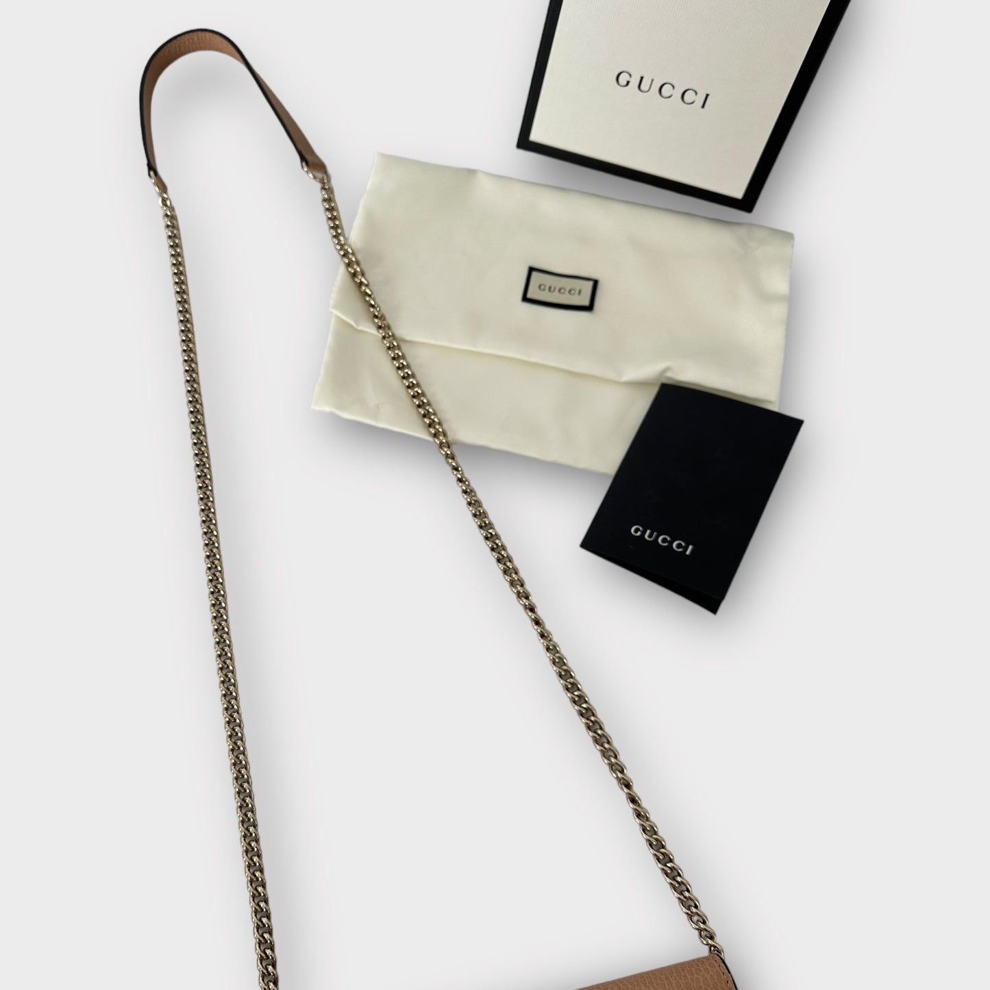 Sac Gucci interlocking marron camel