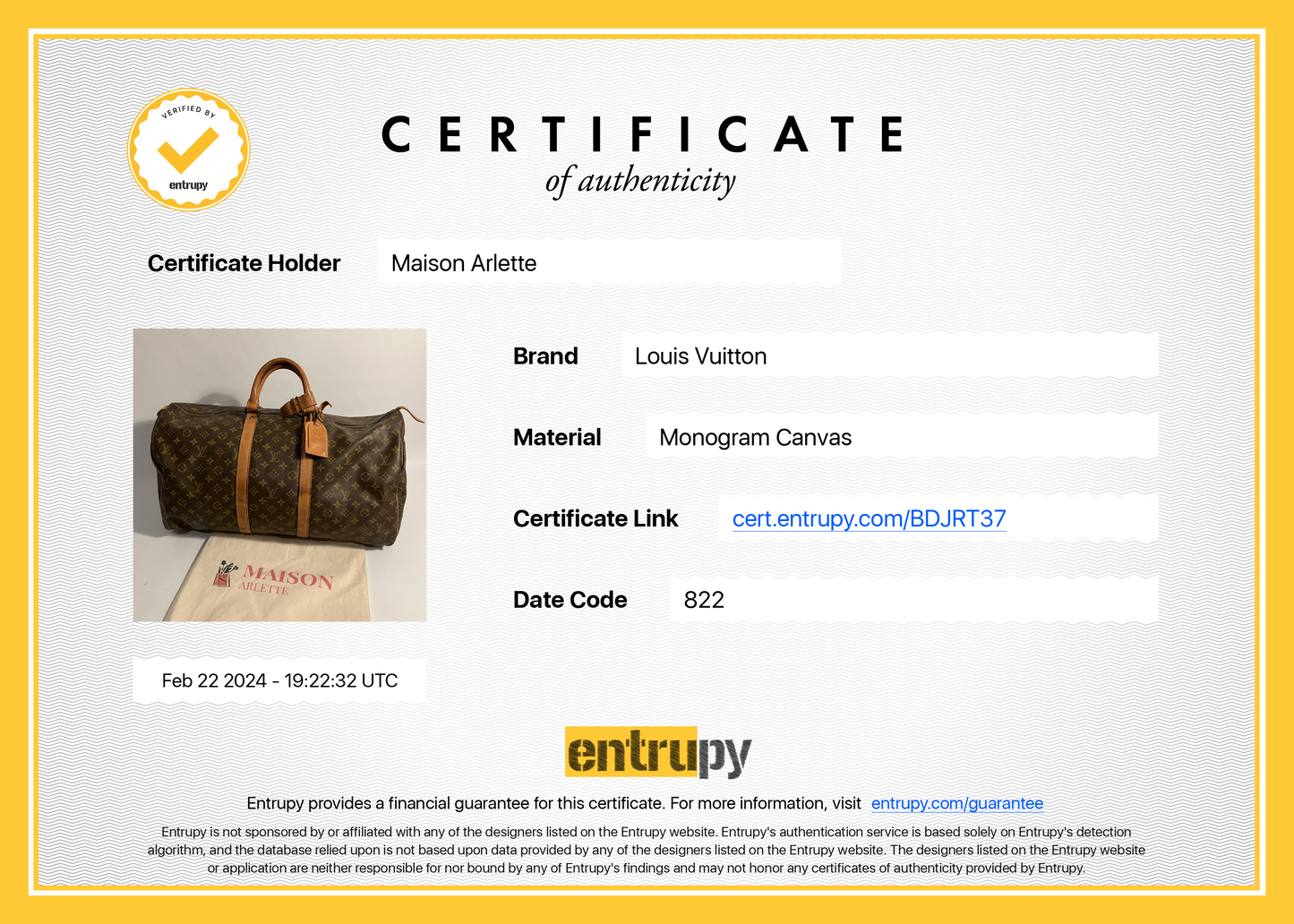 Sac de voyage Keepall 55 Louis Vuitton