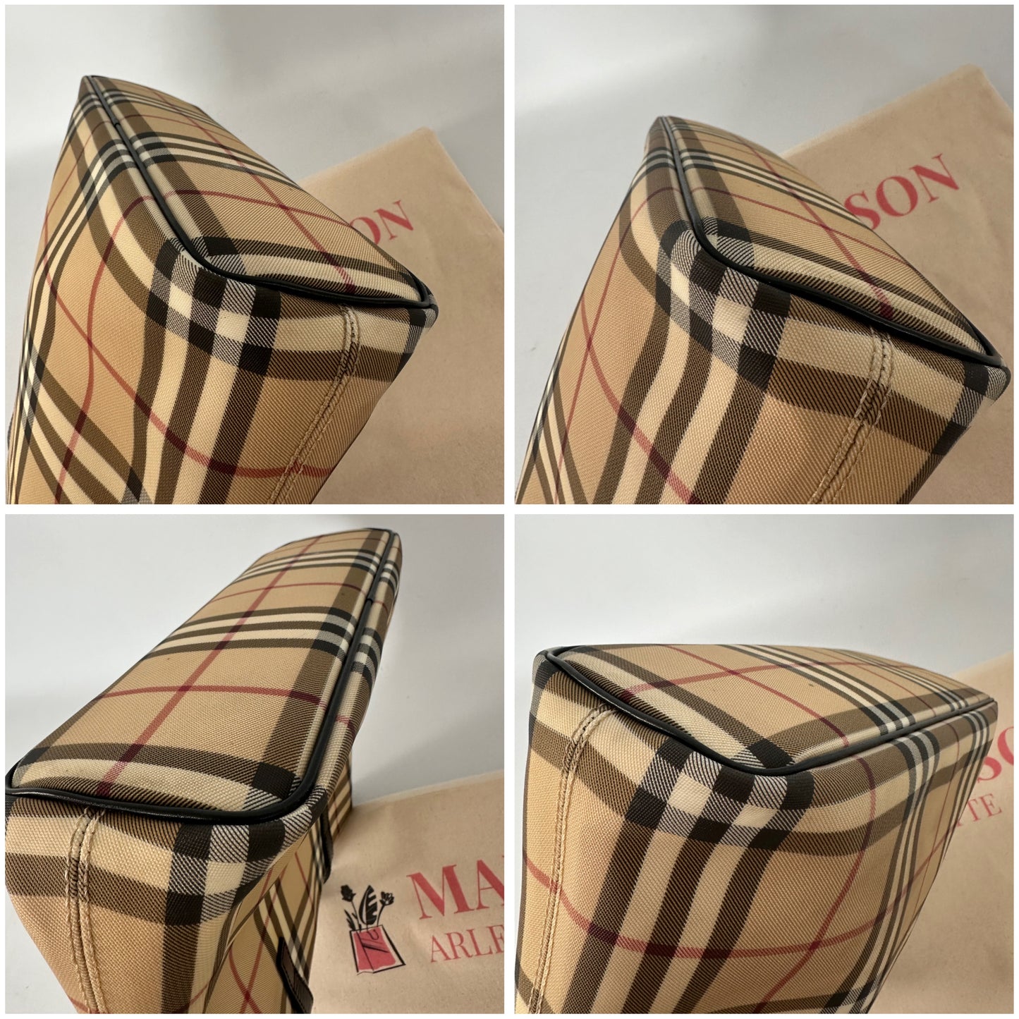Sac cabas tartan Burberry