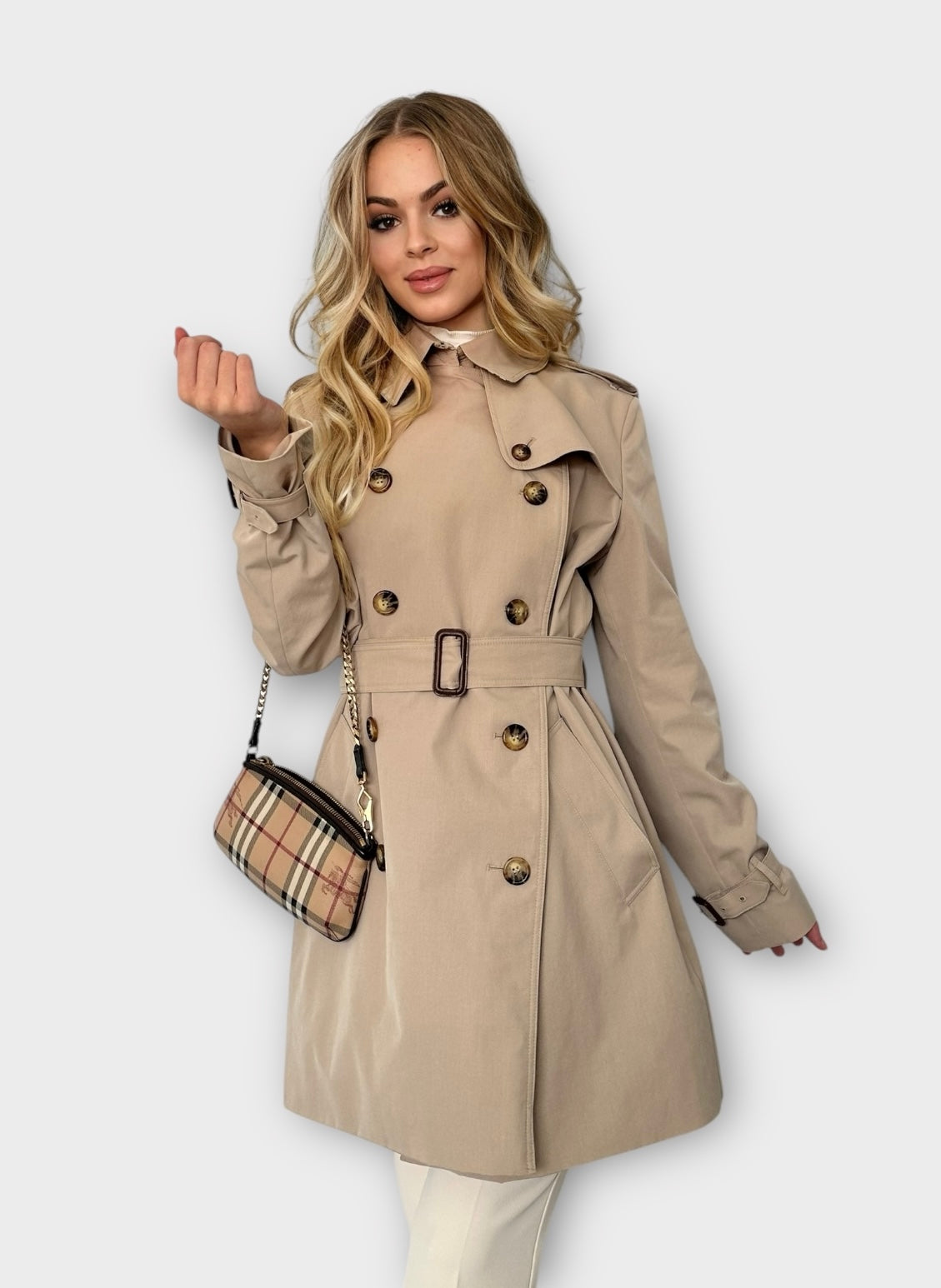 Burberry Trench-coat modèle “the Chelsea ” Honey