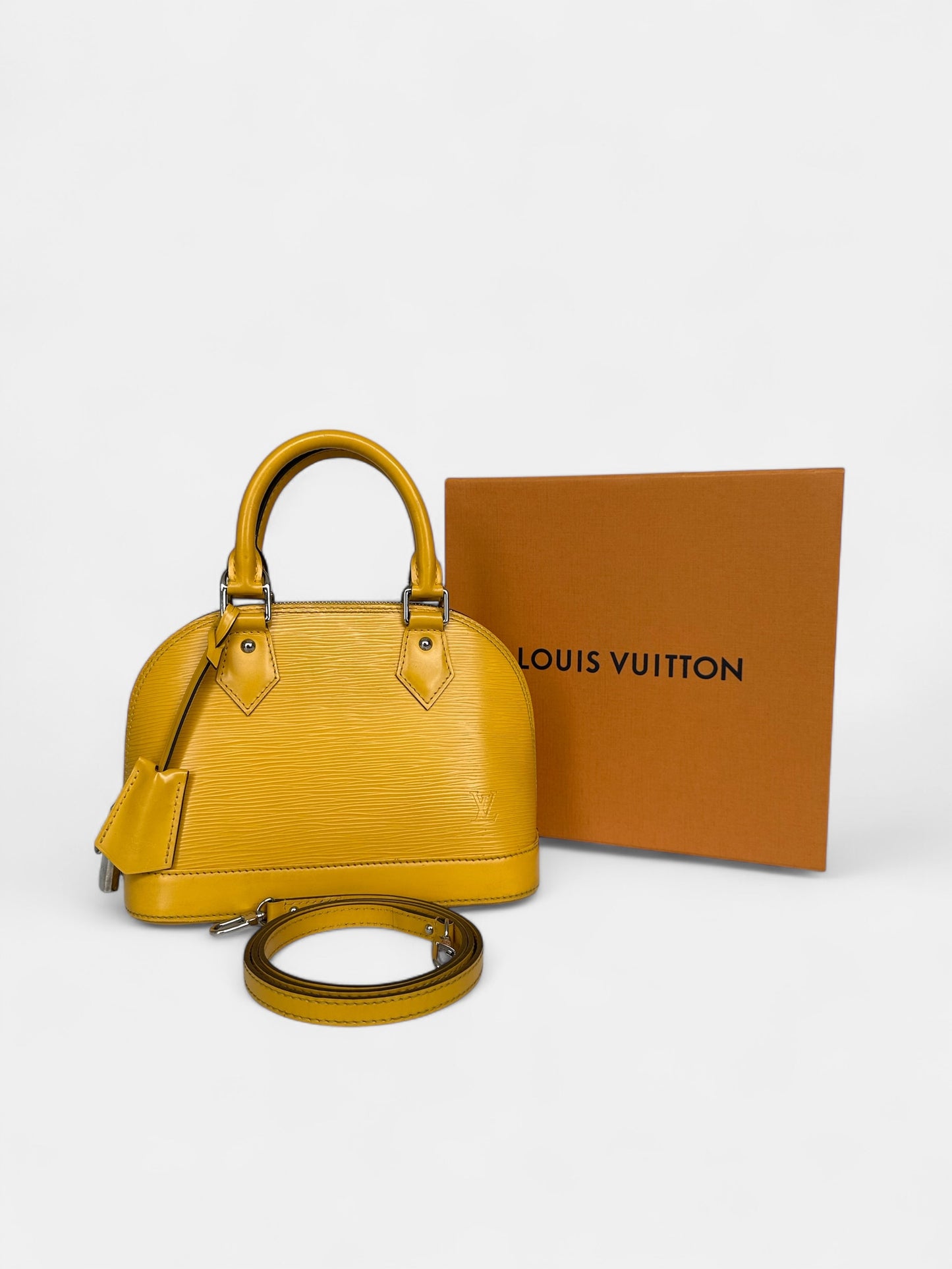 Louis Vuitton Alma BB Cuir épis jaune