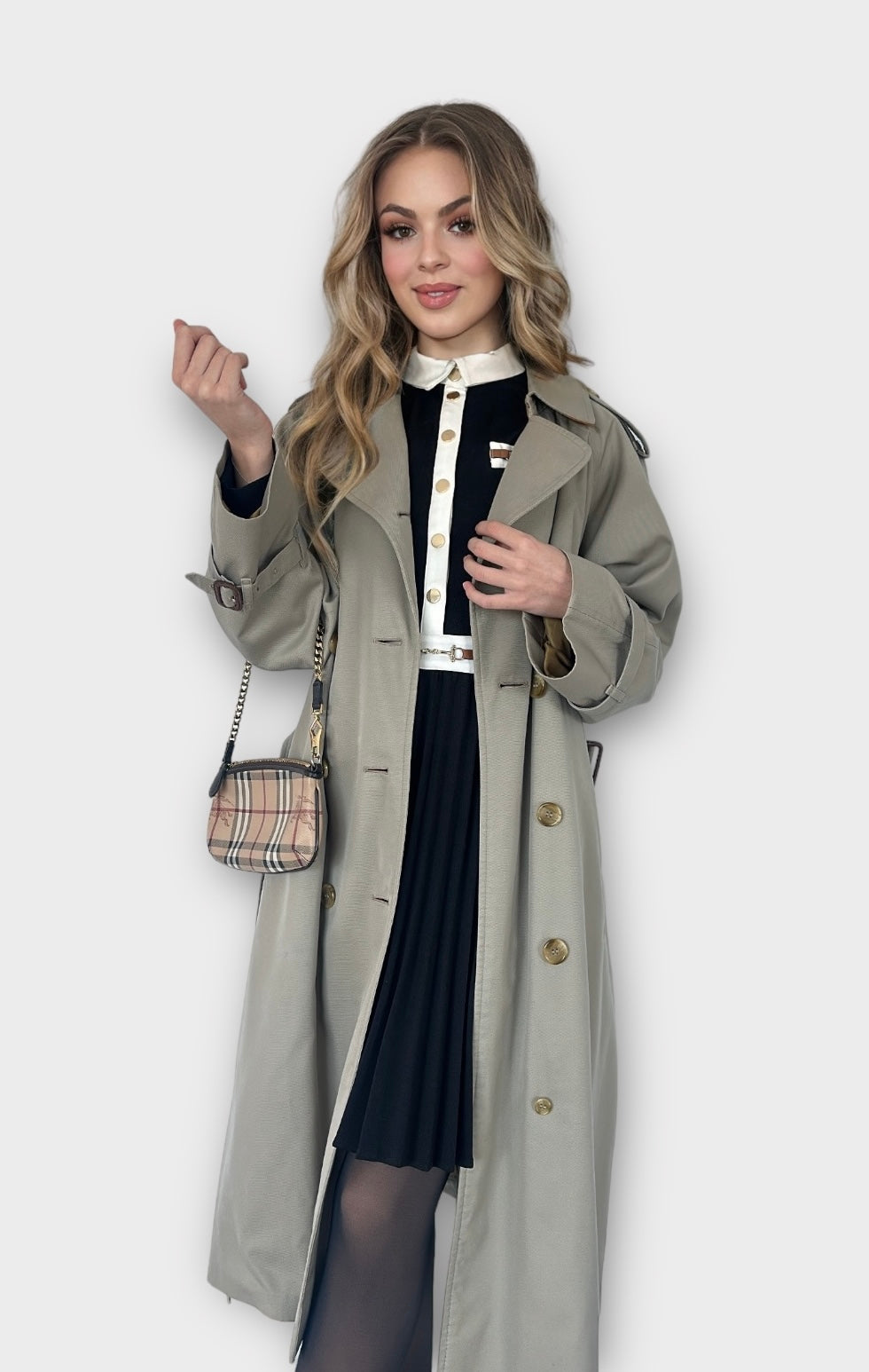 Trench-coat Burberry modèle “the Waterloo ” vintage/ T.S