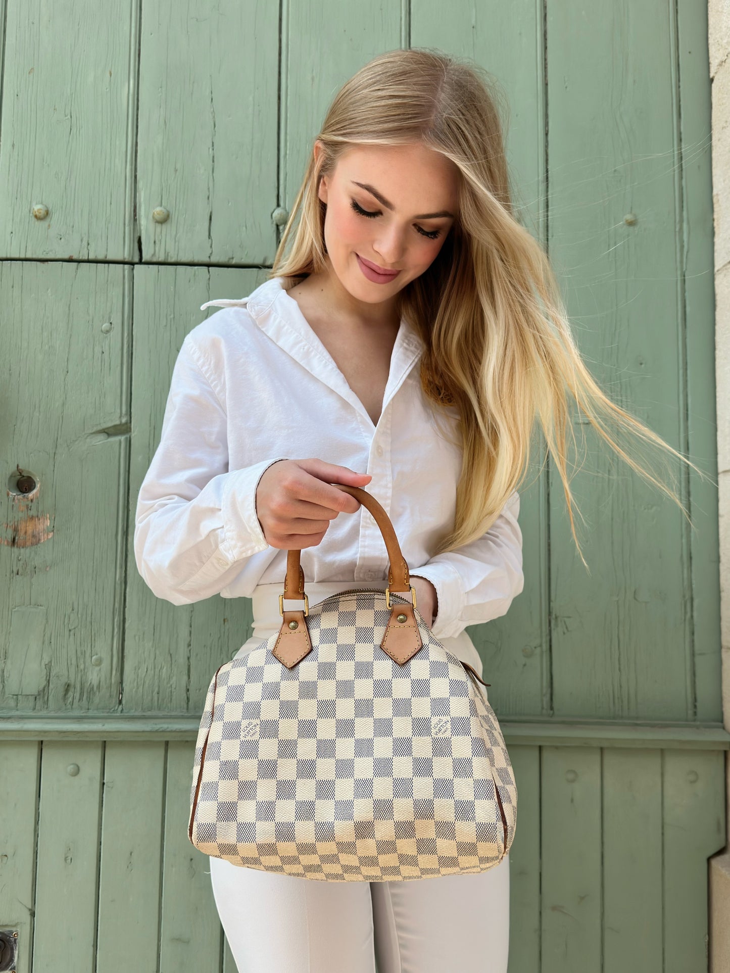 Louis Vuitton – Speedy 25 Damier Azur