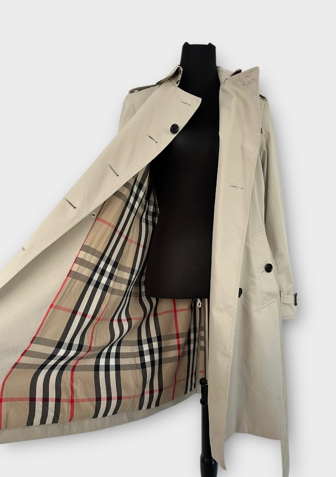 Burberry Trench-coat modèle “ the Chelsea ” Stone | T.L