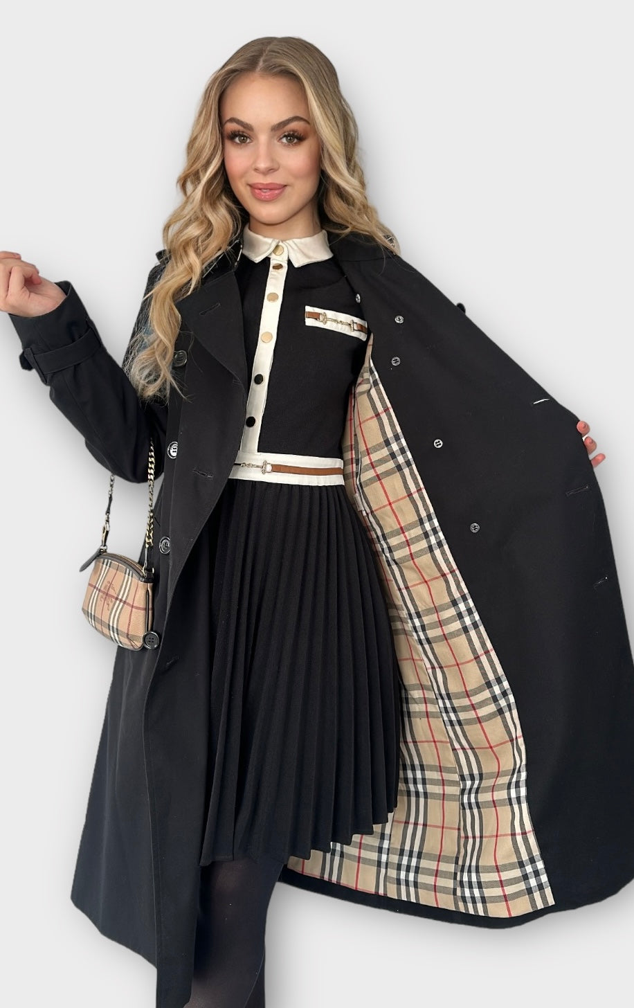 Trench-coat Burberry « the Chelsea » heritage noir/ T.L