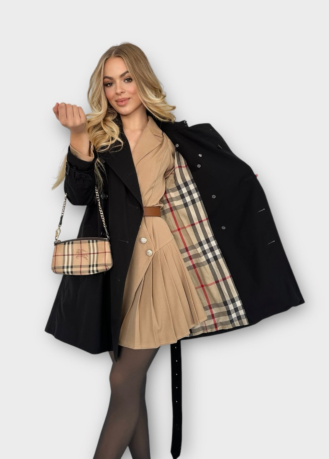 Burberry Trench modèle “the Chelsea ” Noir T.L