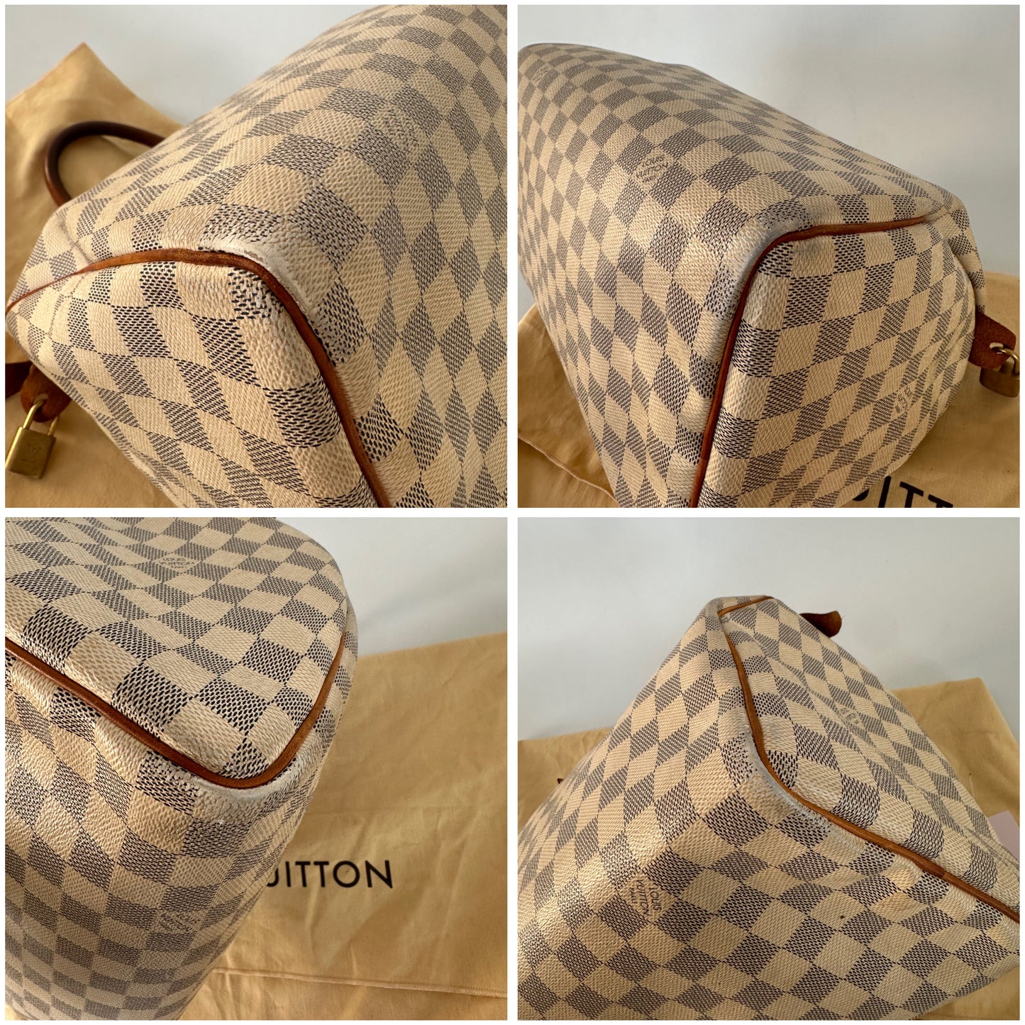 Sac Speedy 30 Damier Azur Louis Vuitton