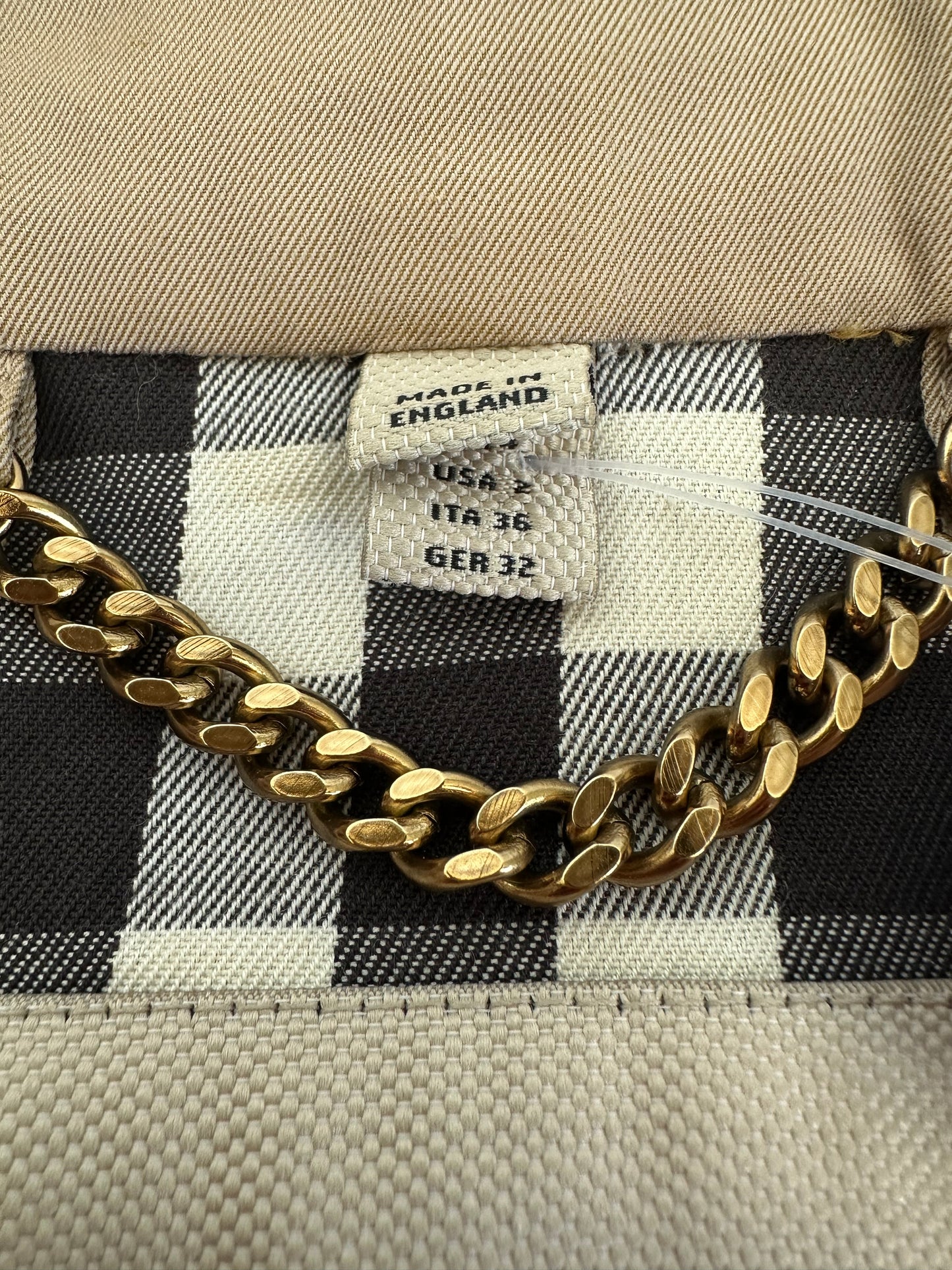 Burberry Trench-coat modèle “the Kensington ” Honey | T.XS