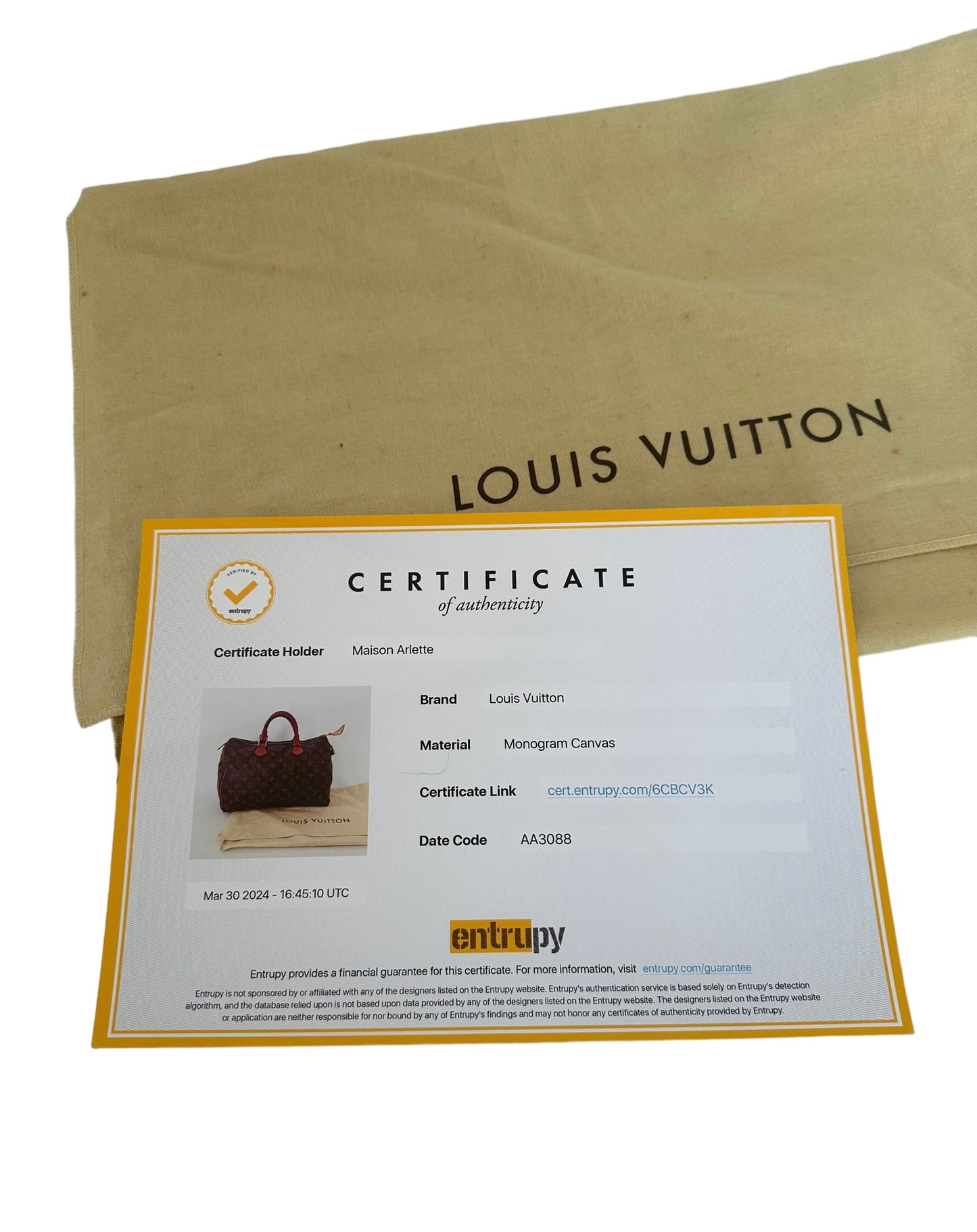 Sac Speedy 35 Monogram Louis Vuitton