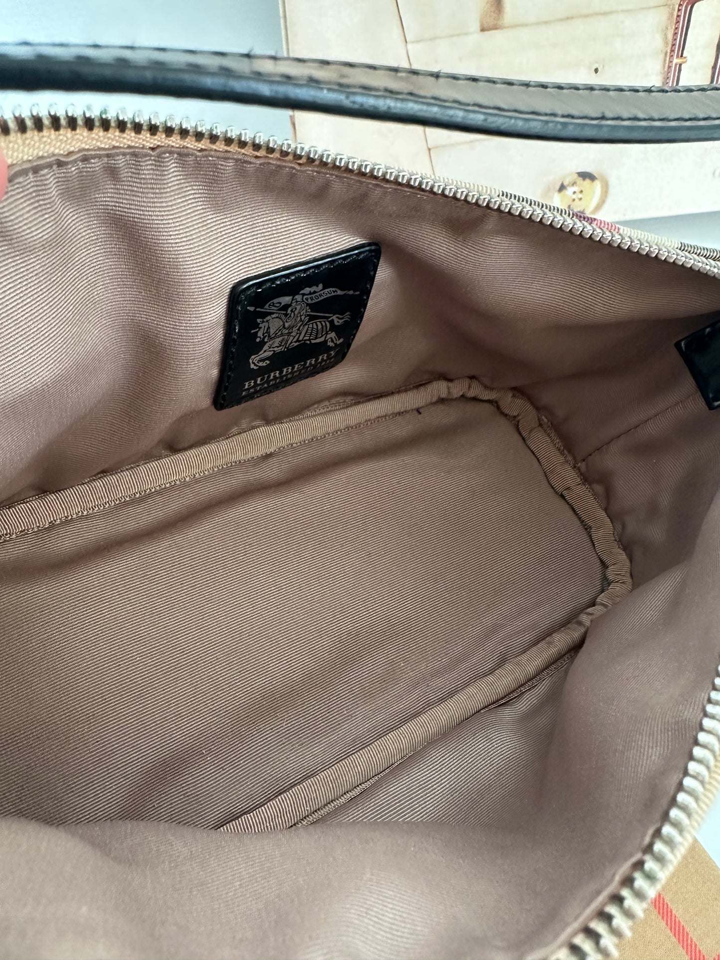 Sac baguette tartan Burberry