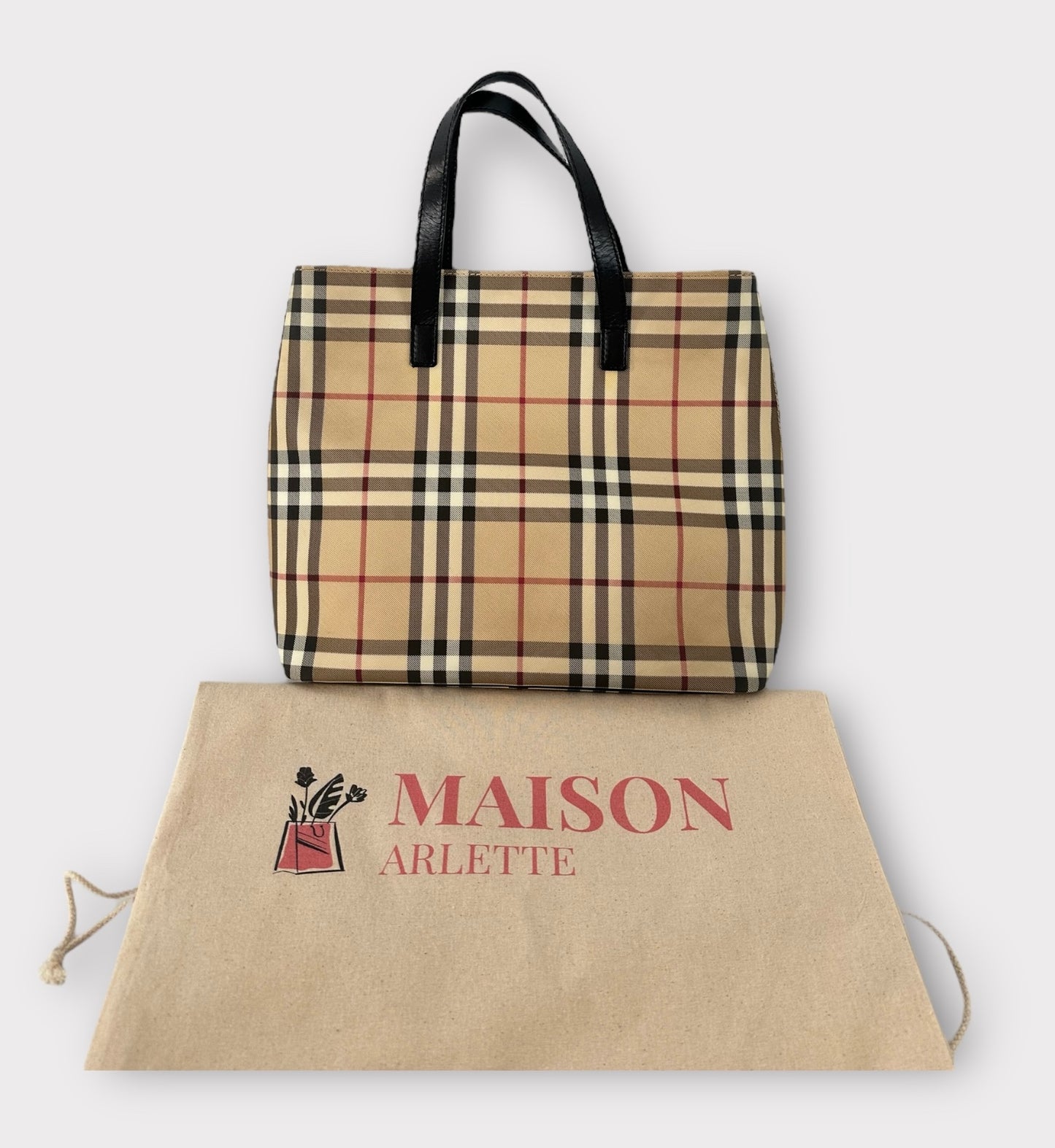 Sac cabas tartan Burberry
