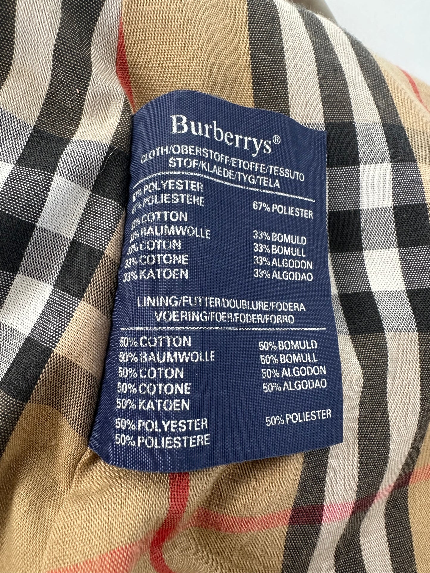 Trench-coat Burberry modèle “ Markfield ”/ T.M