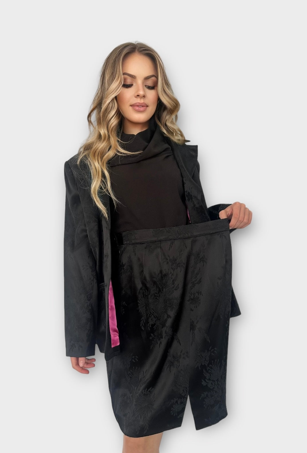 Ensemble soie Yves Saint Laurent variation