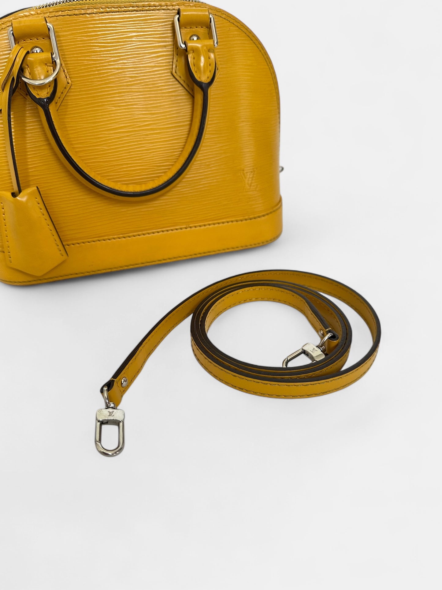 Louis Vuitton Alma BB Cuir épis jaune